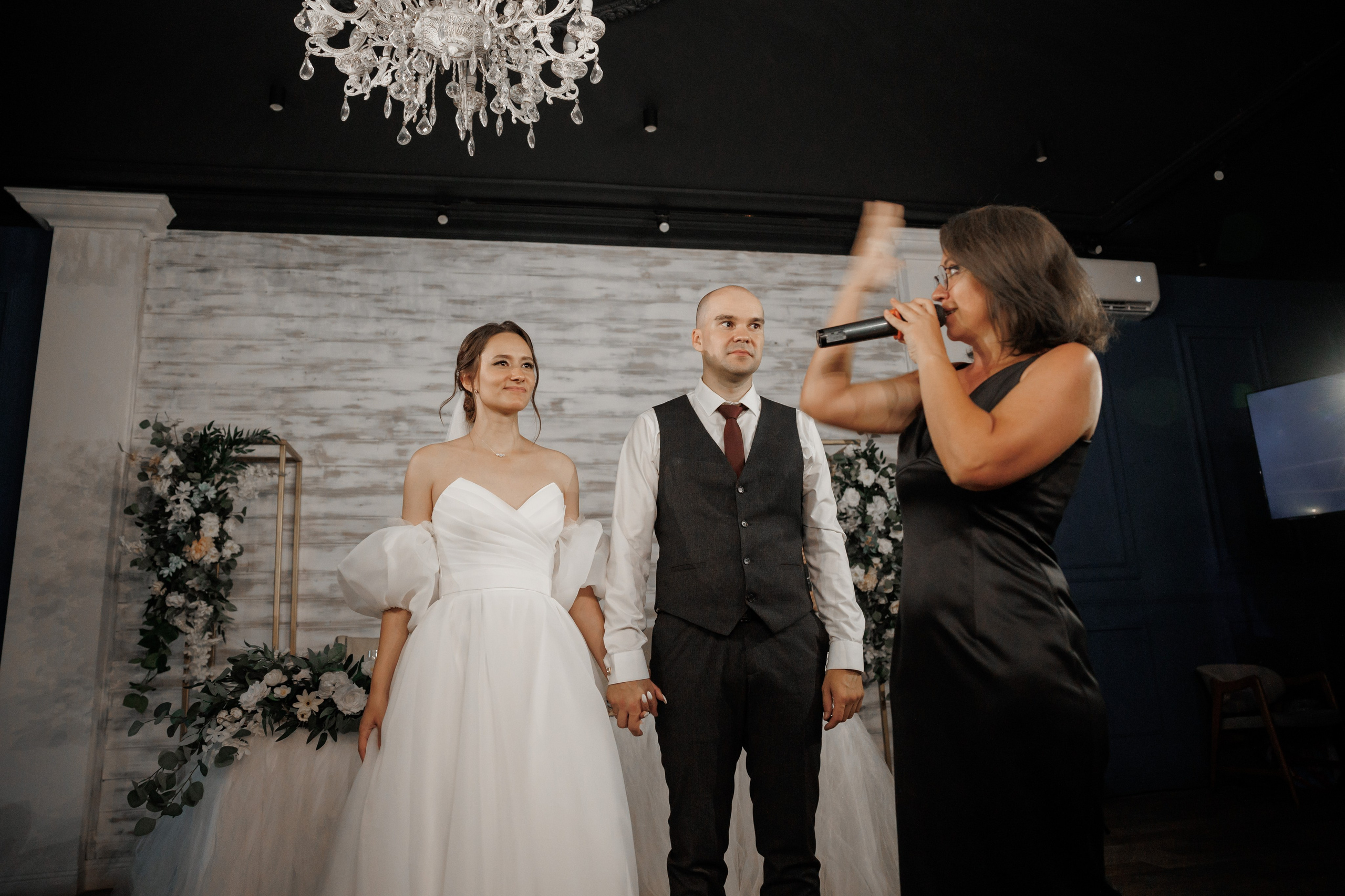 Полина и Дмитрий, загородный клуб «Барин», ЗАГС в г. Пушкино. Свадебный и репортажный фотограф (Москва, Королев и другие)