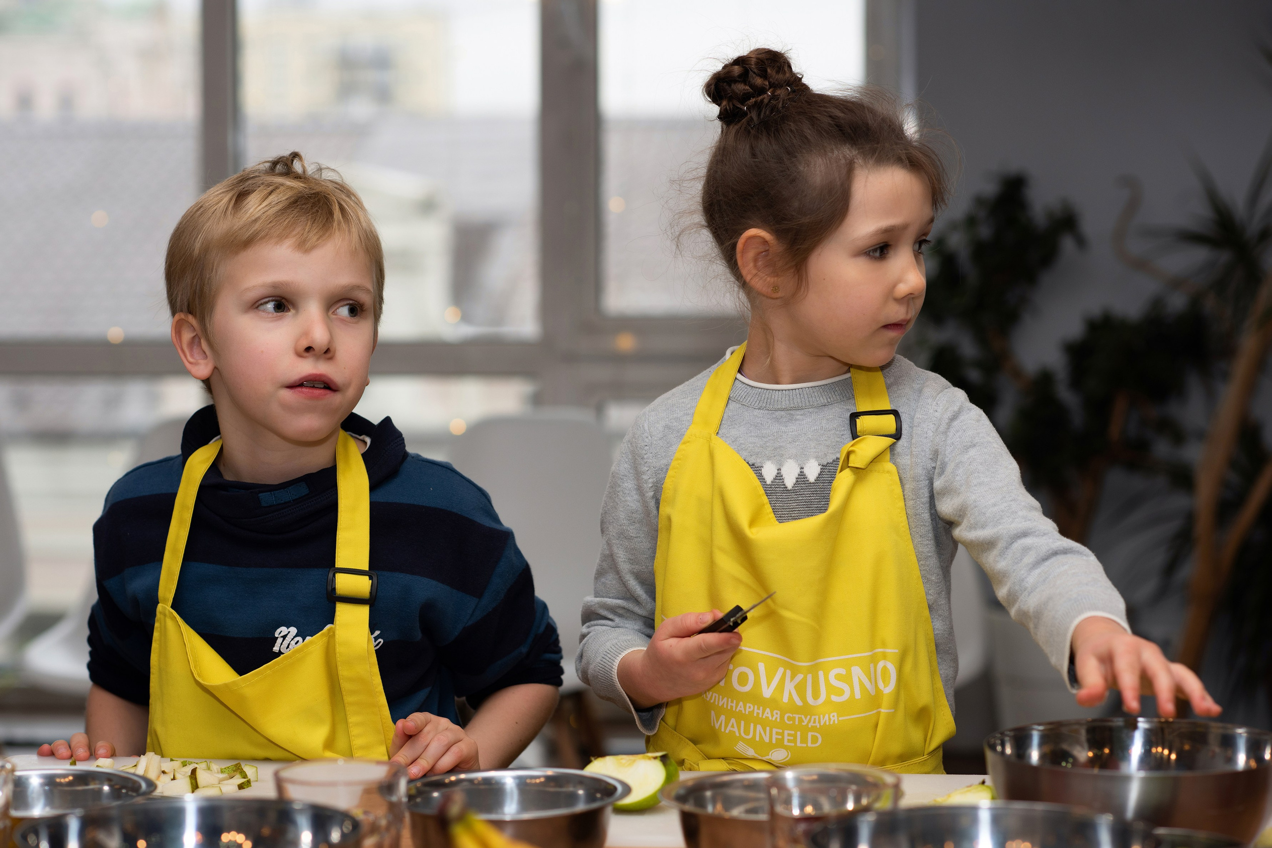 Детский день рождения в кулинарной студии. Фотограф Диана Вальтер