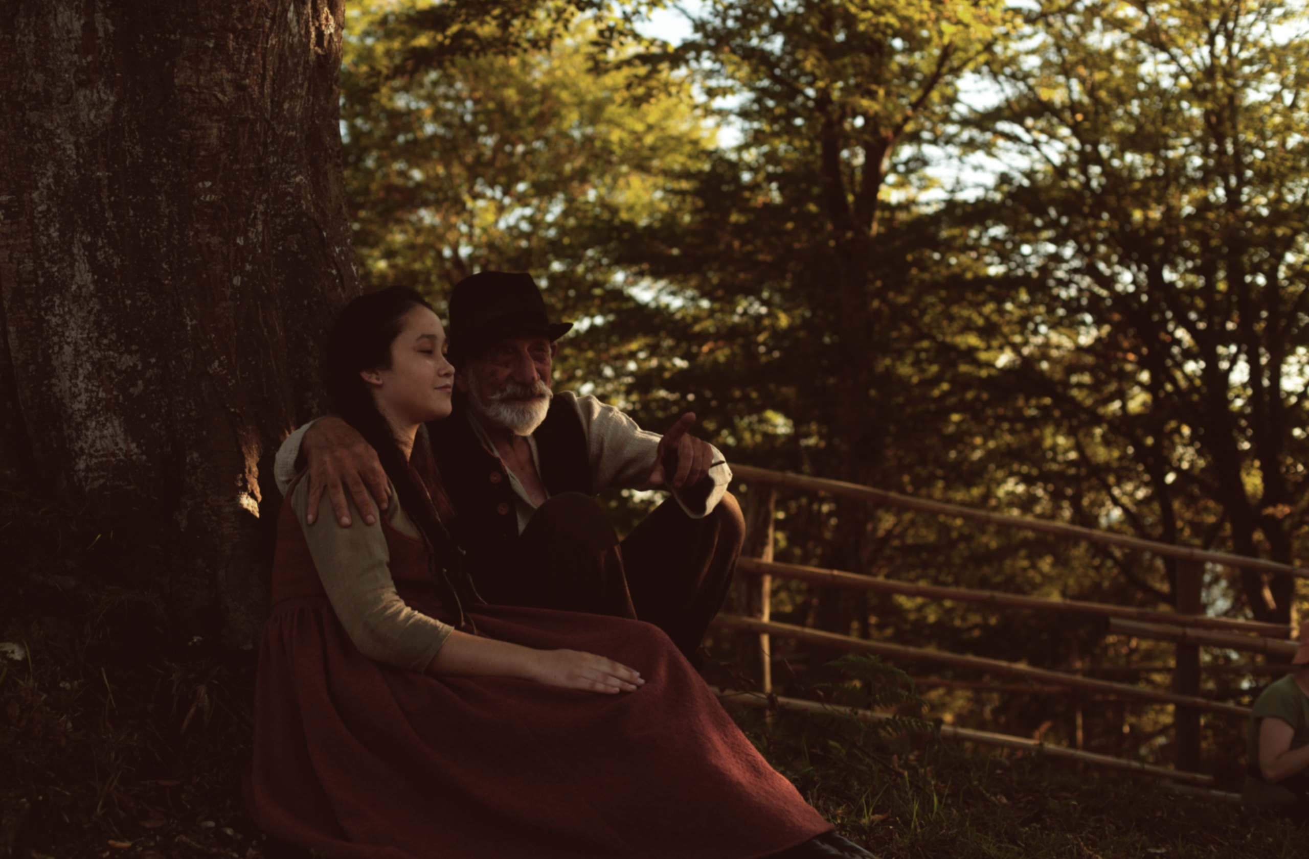 Кинематографическая съемка. Старик и дети. Ekaterina Beridze