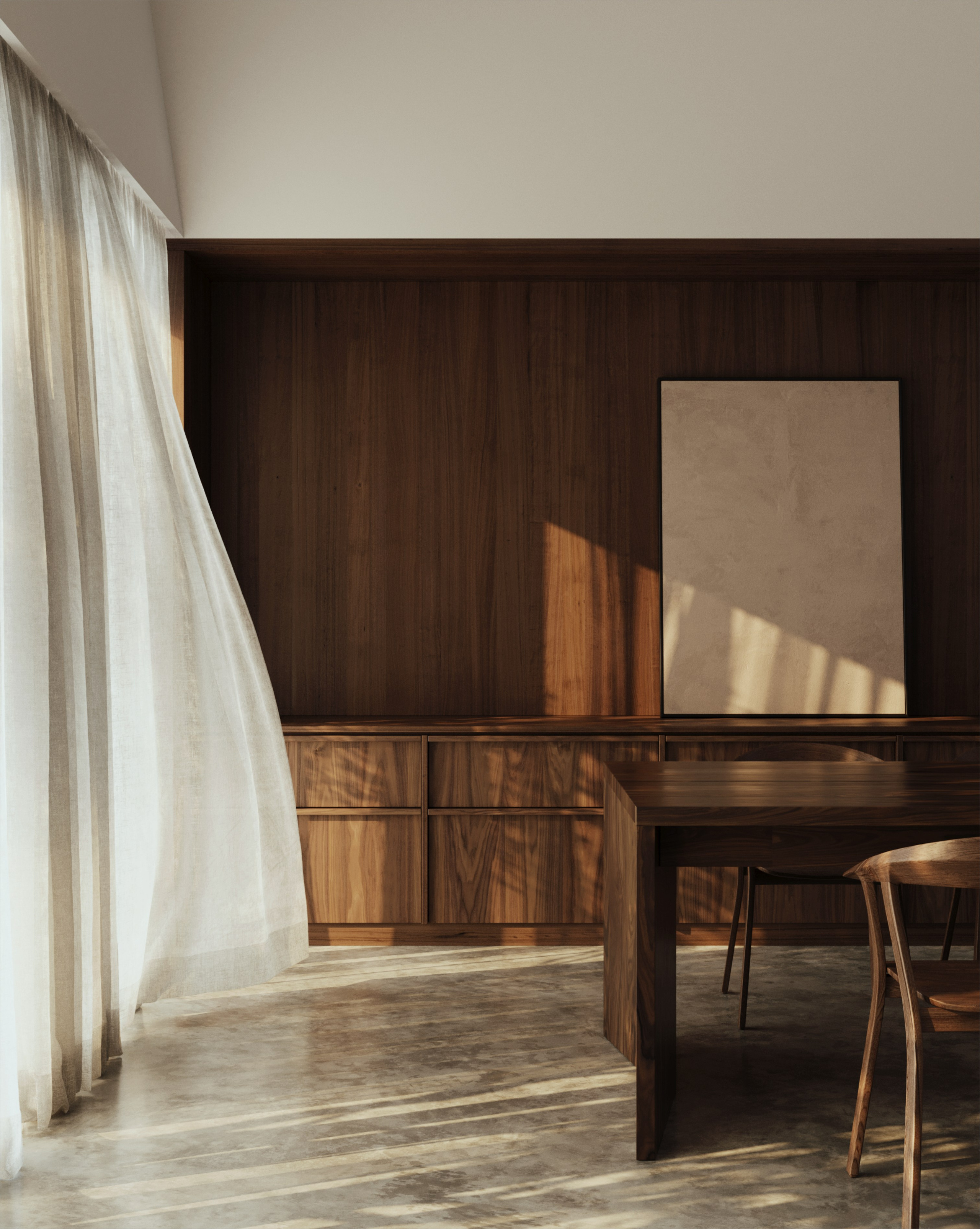 Walnut House by Adam Kane Architects. Cg artist Shchapov Dmitry