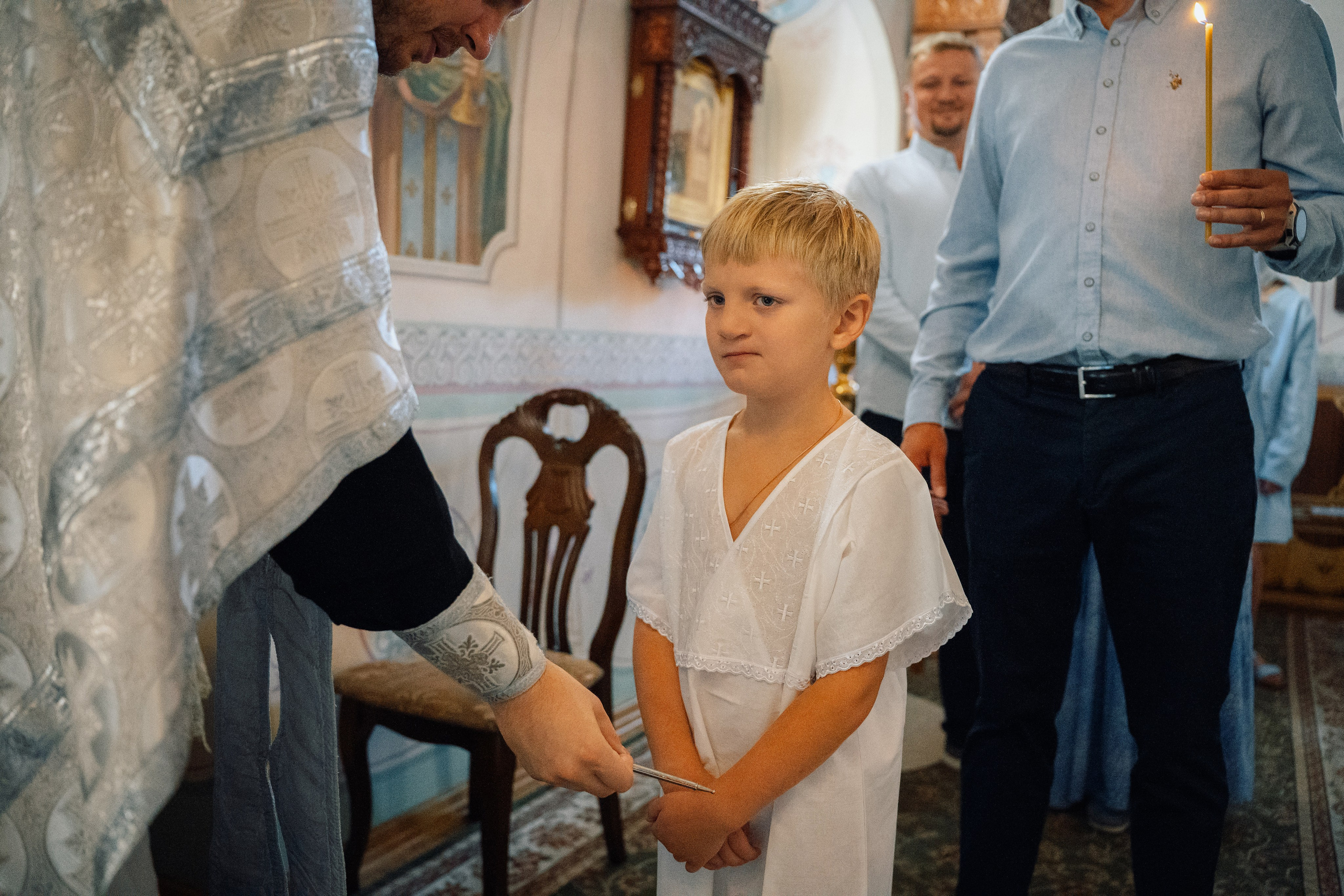 Крещение Марка. Фотограф Казакова Анастасия