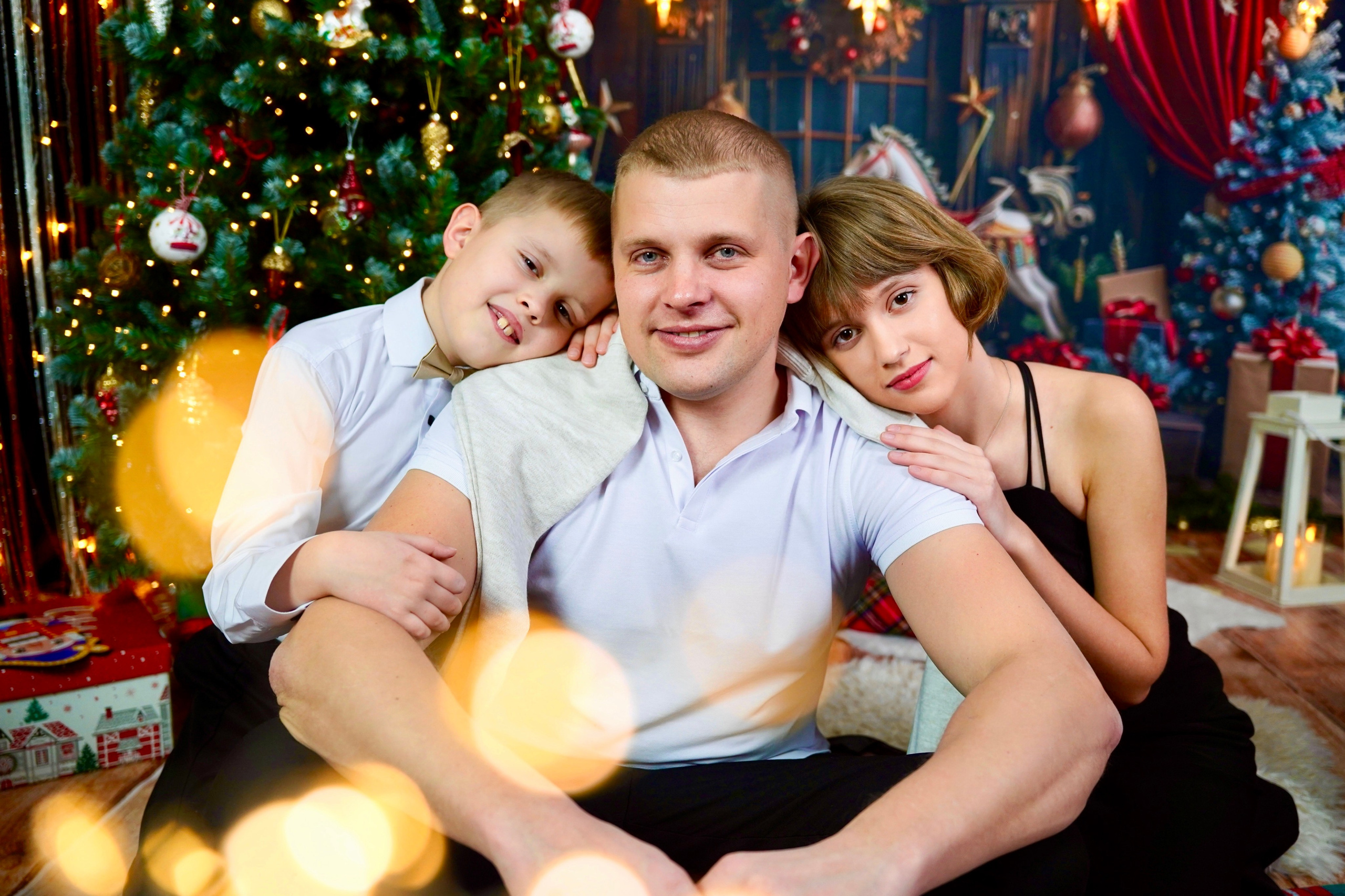 Новогодний фотопроект 2025 № 1. Семейный и детский фотограф Александра Гвоздикова