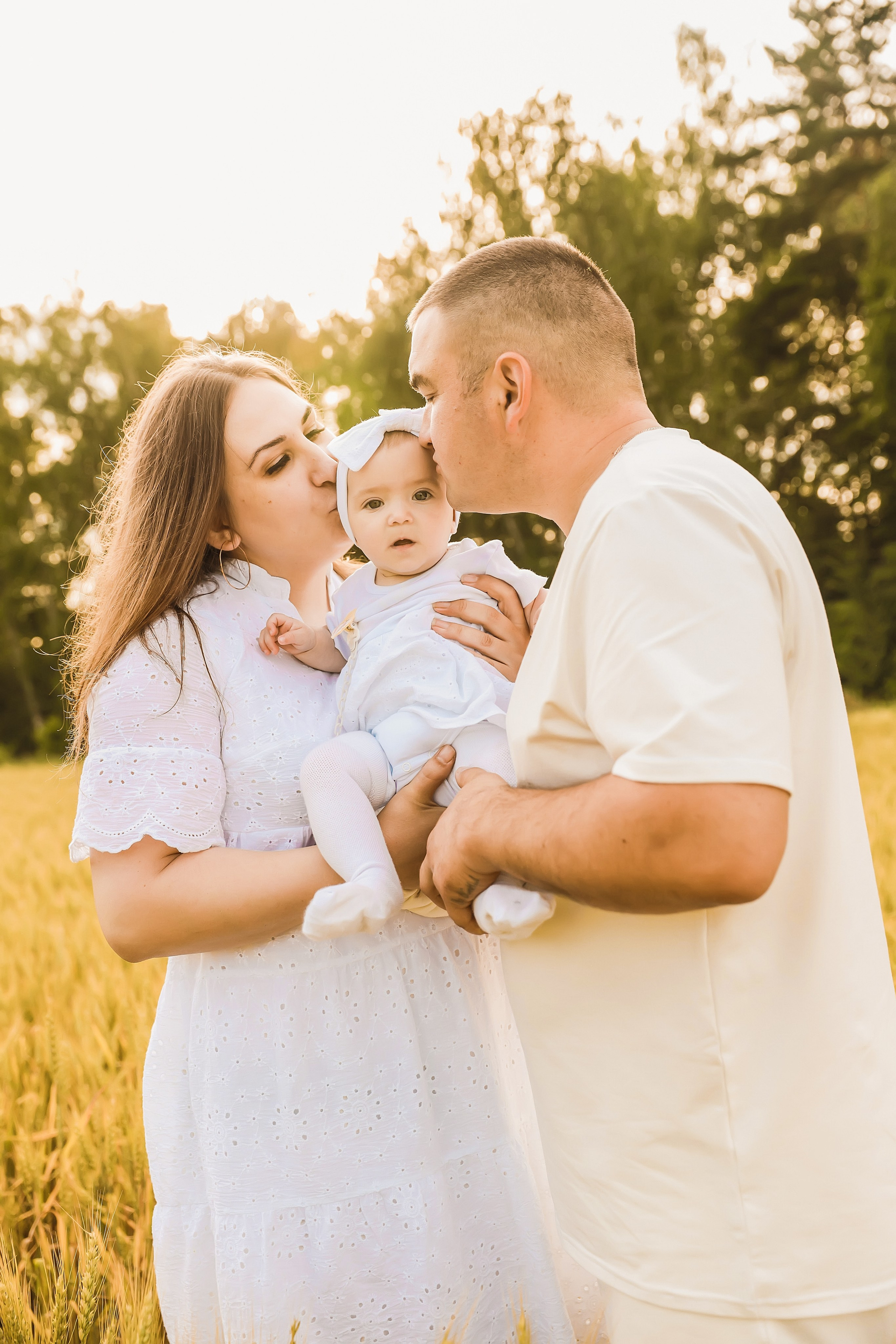 Семейная в колосках. Школьный и детский фотограф Старожилово