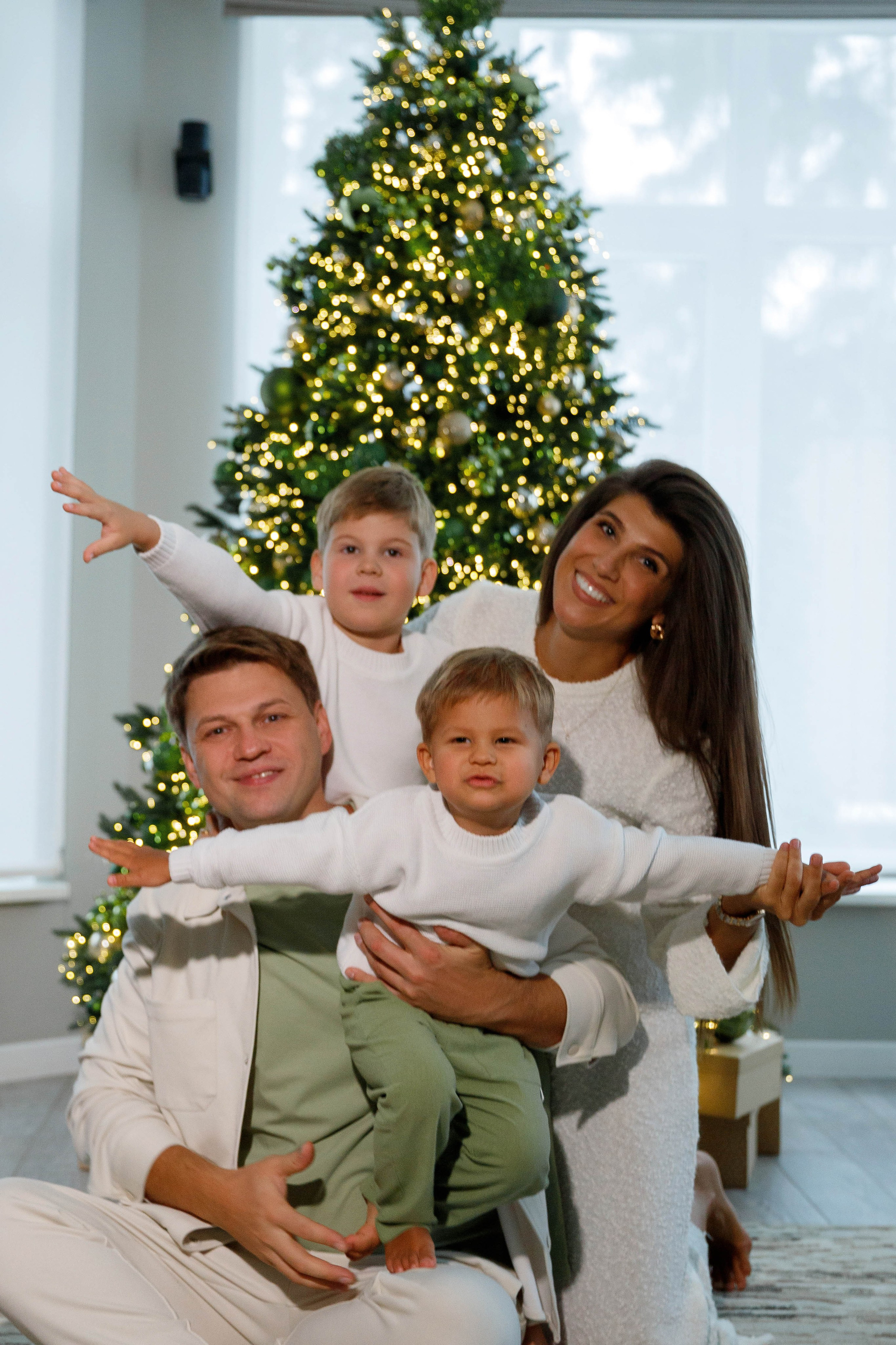 Семейная фотосессия дома. Фотограф Александра Сыщенко