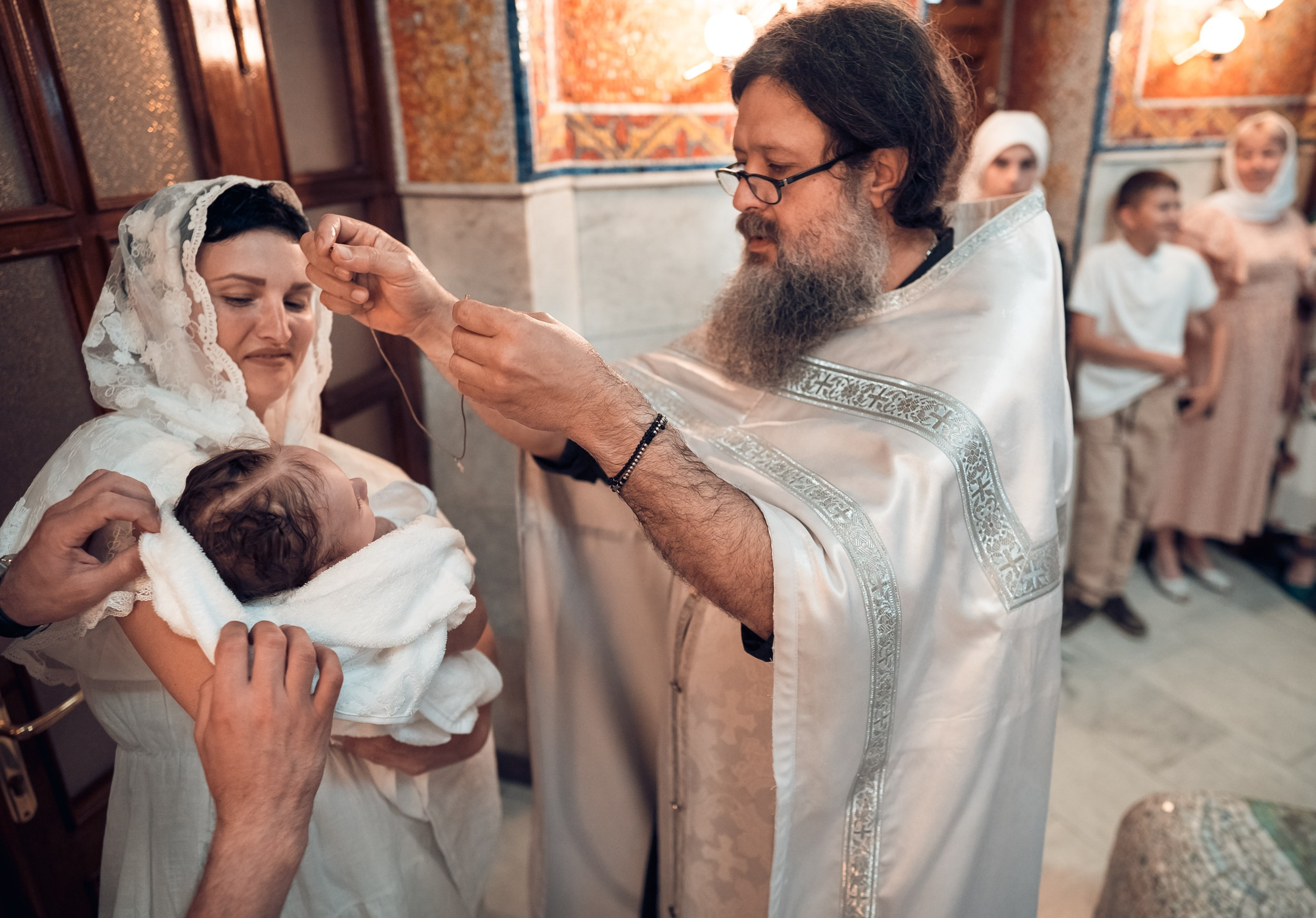 Крещение в Свято-Троицком монастыре Симферополь. Церковный фотограф Севастополь