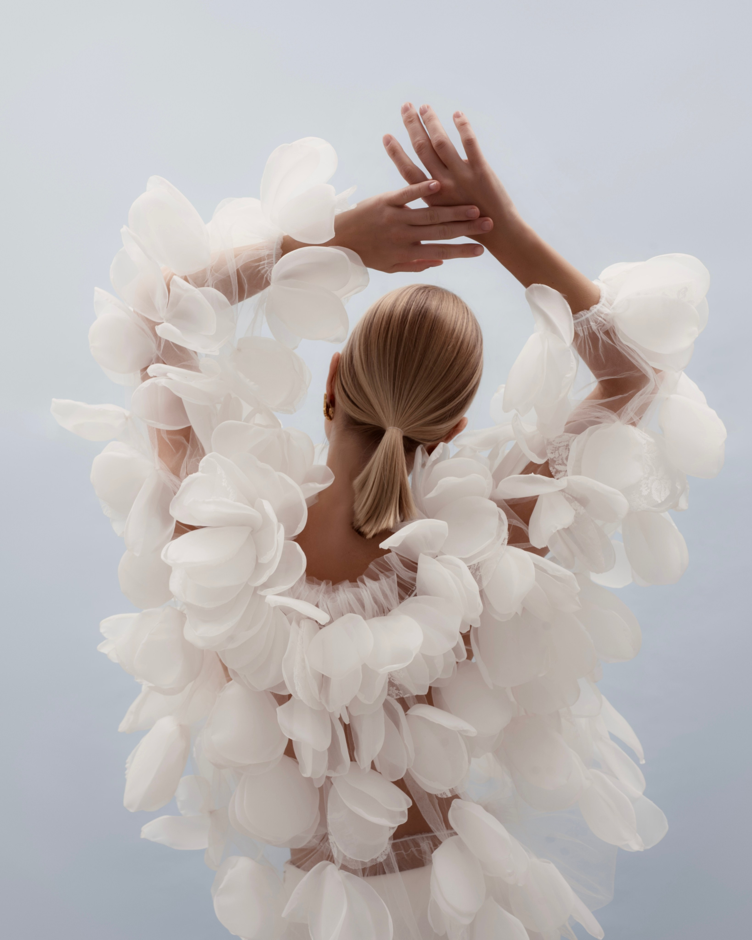 Воздушная съемка для Марии на голубом фоне. Shakhveledova.ru