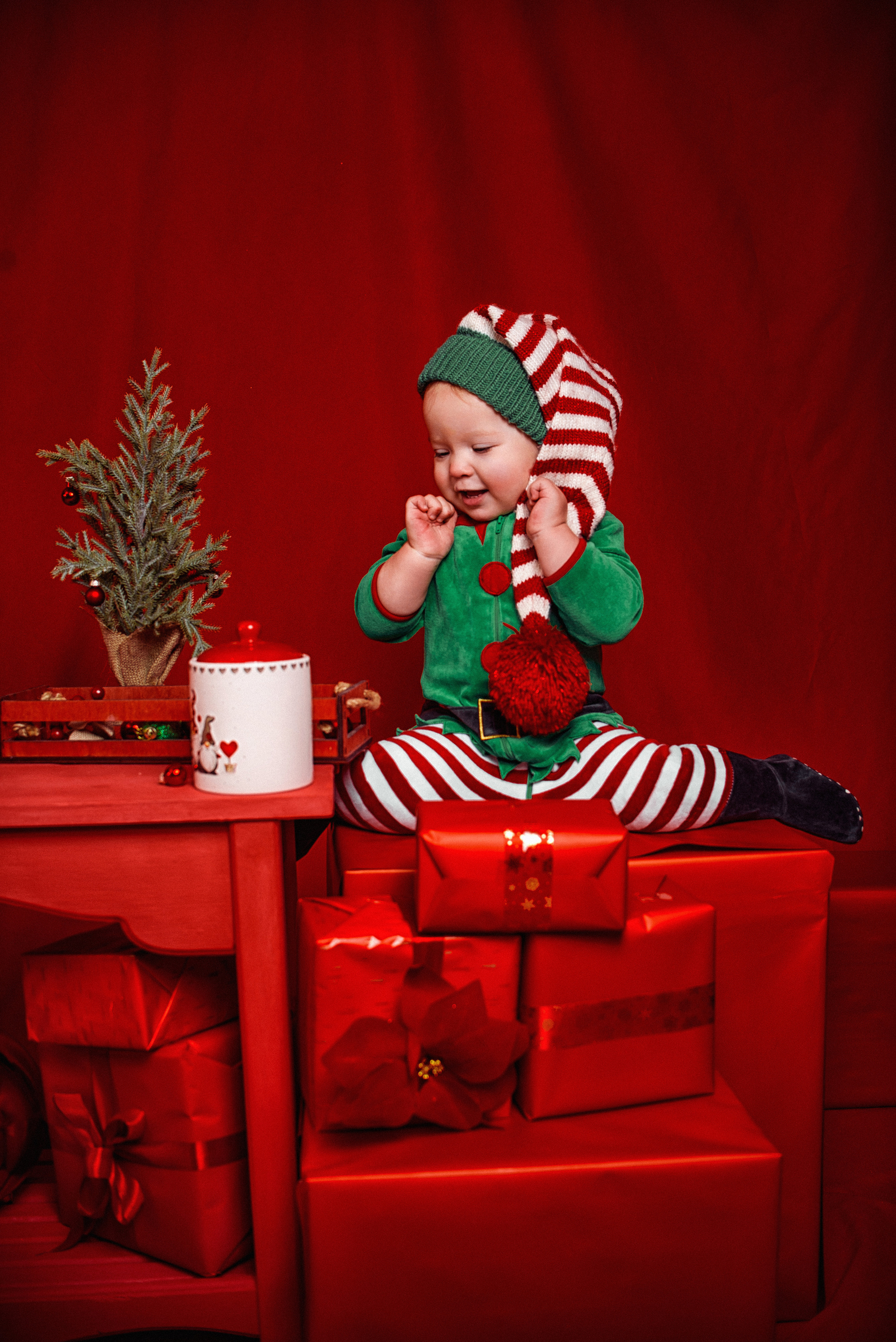 Новогодний детский фотопроект. Детский студийный фотограф Сочи