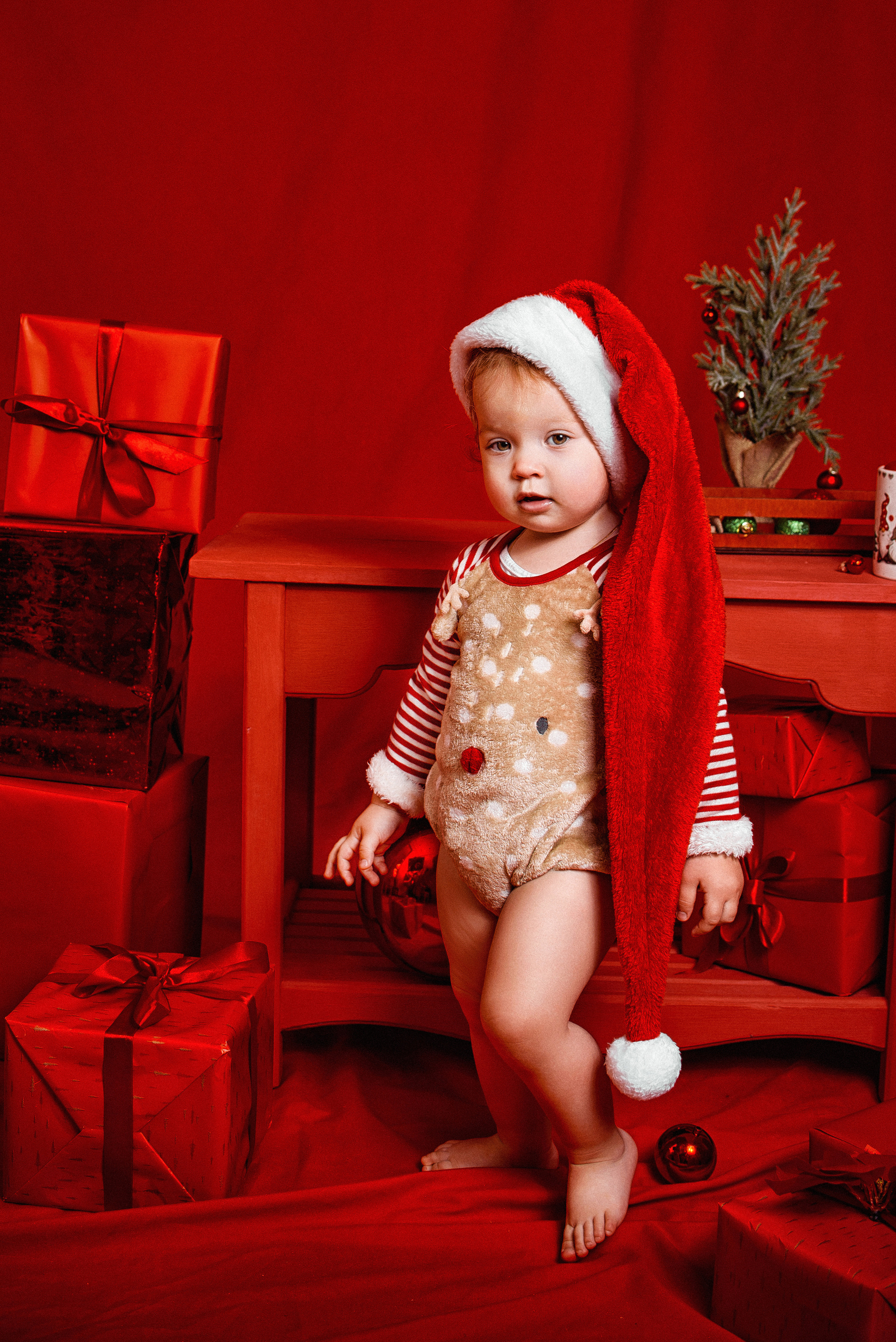 Новогодний детский фотопроект. Детский студийный фотограф Сочи