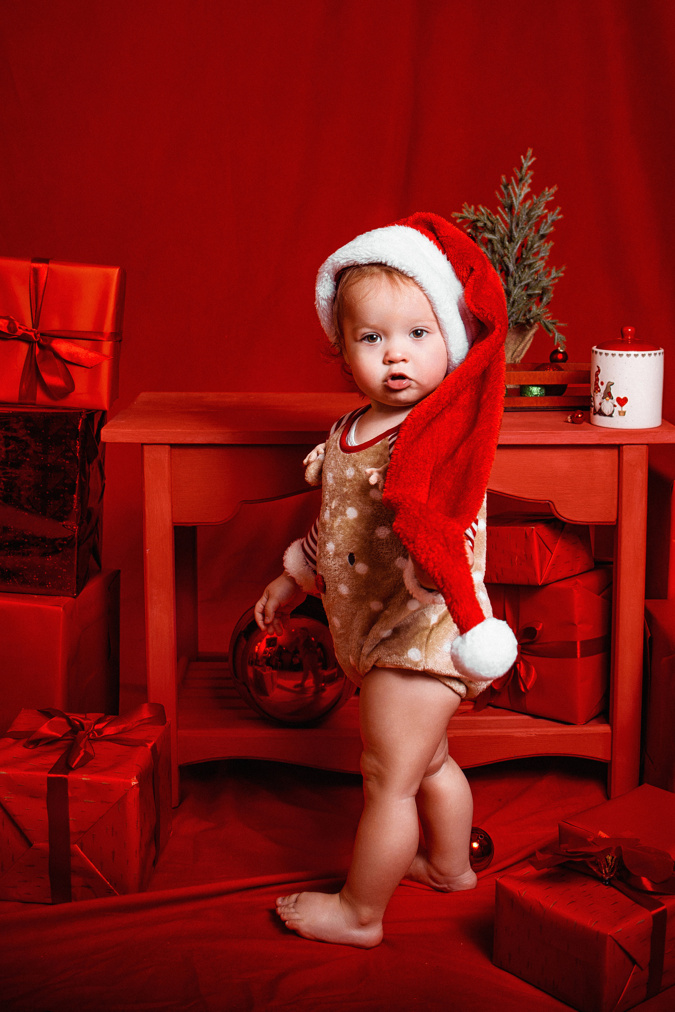 Новогодний детский фотопроект. Детский студийный фотограф Сочи