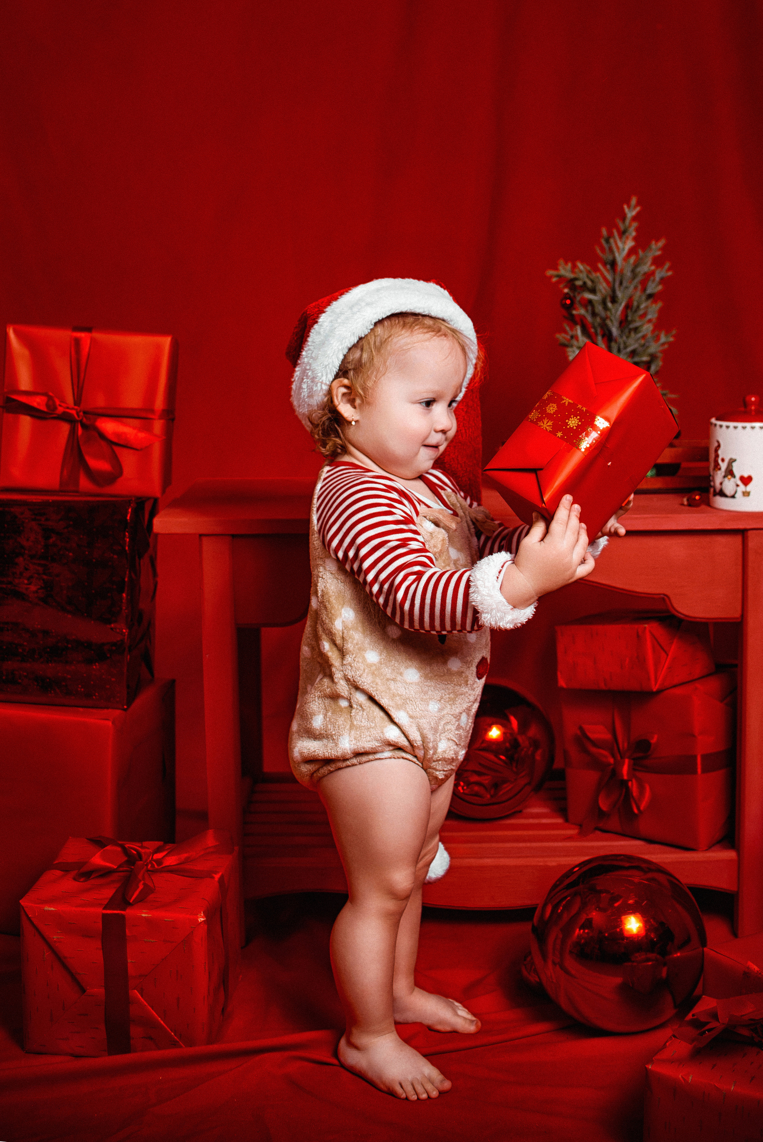 Новогодний детский фотопроект. Детский студийный фотограф Сочи