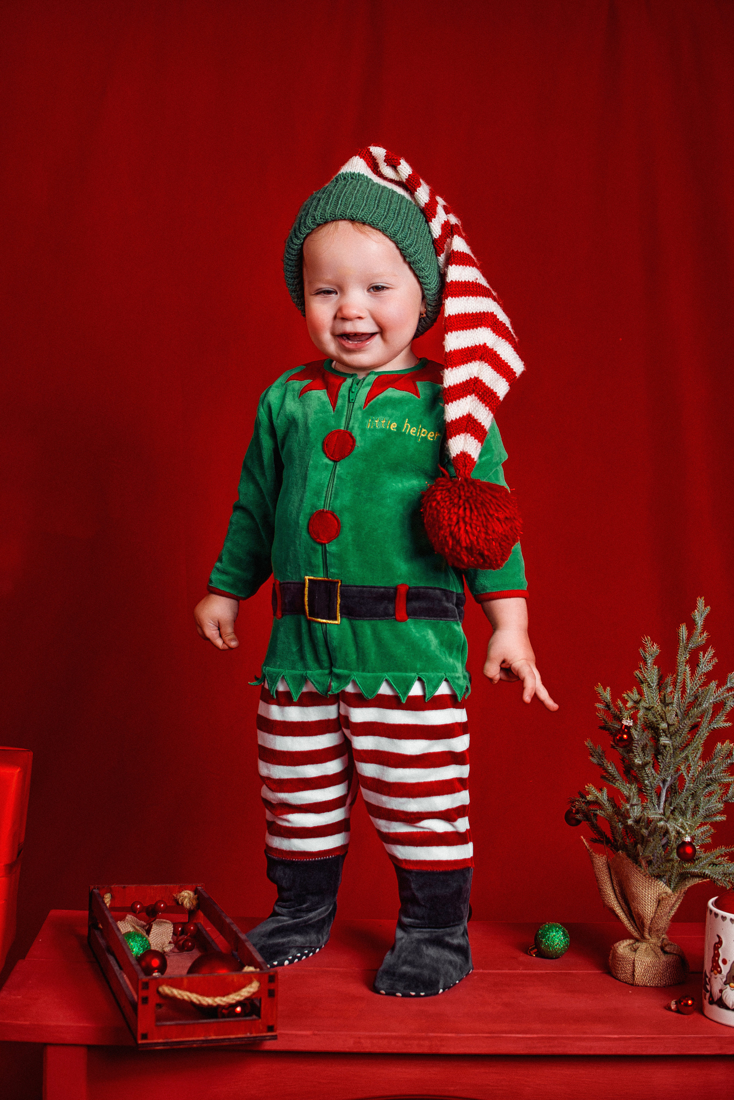 Новогодний детский фотопроект. Детский студийный фотограф Сочи