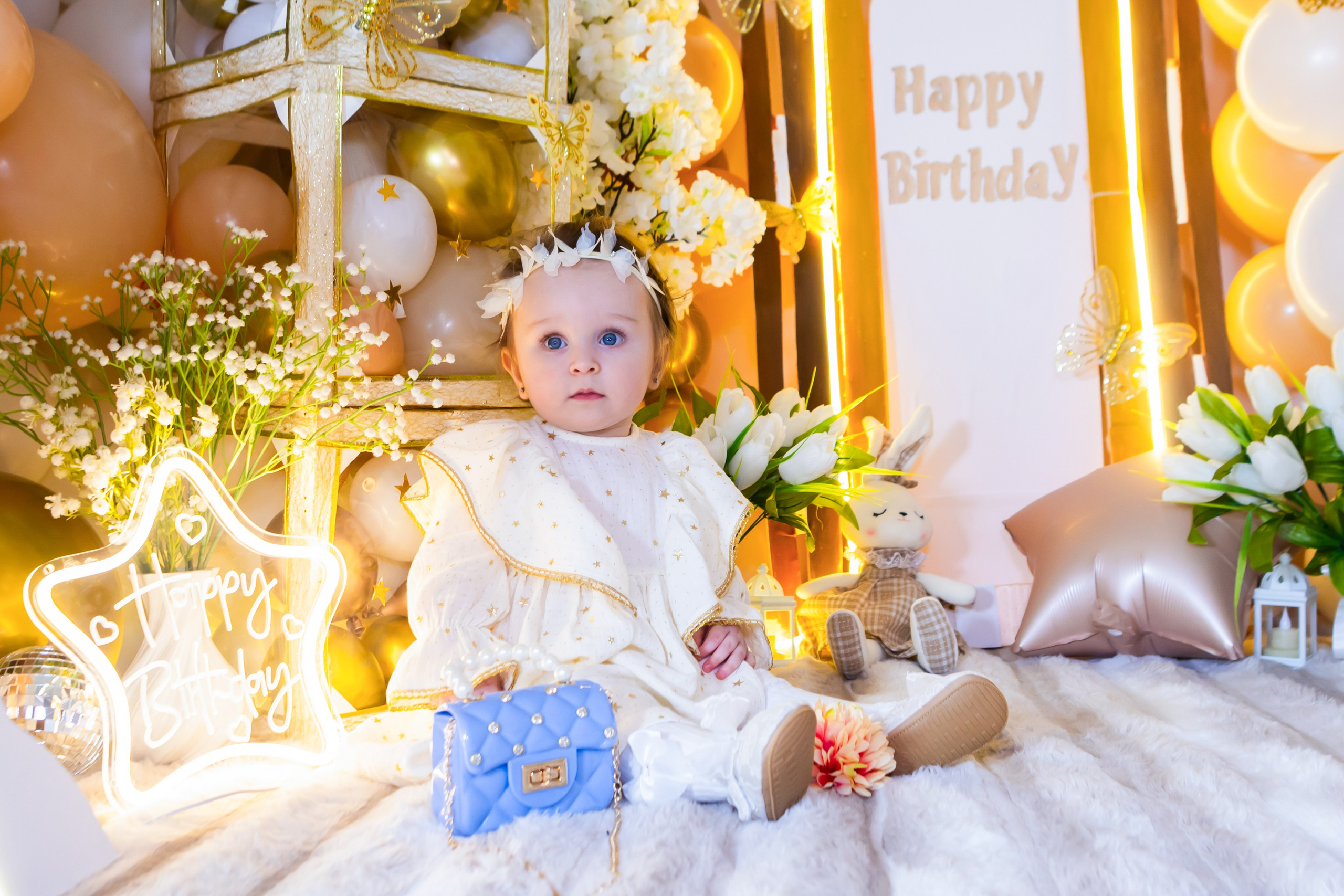 Малышка зайчик. Детская фотостудия «Чудо малыш»