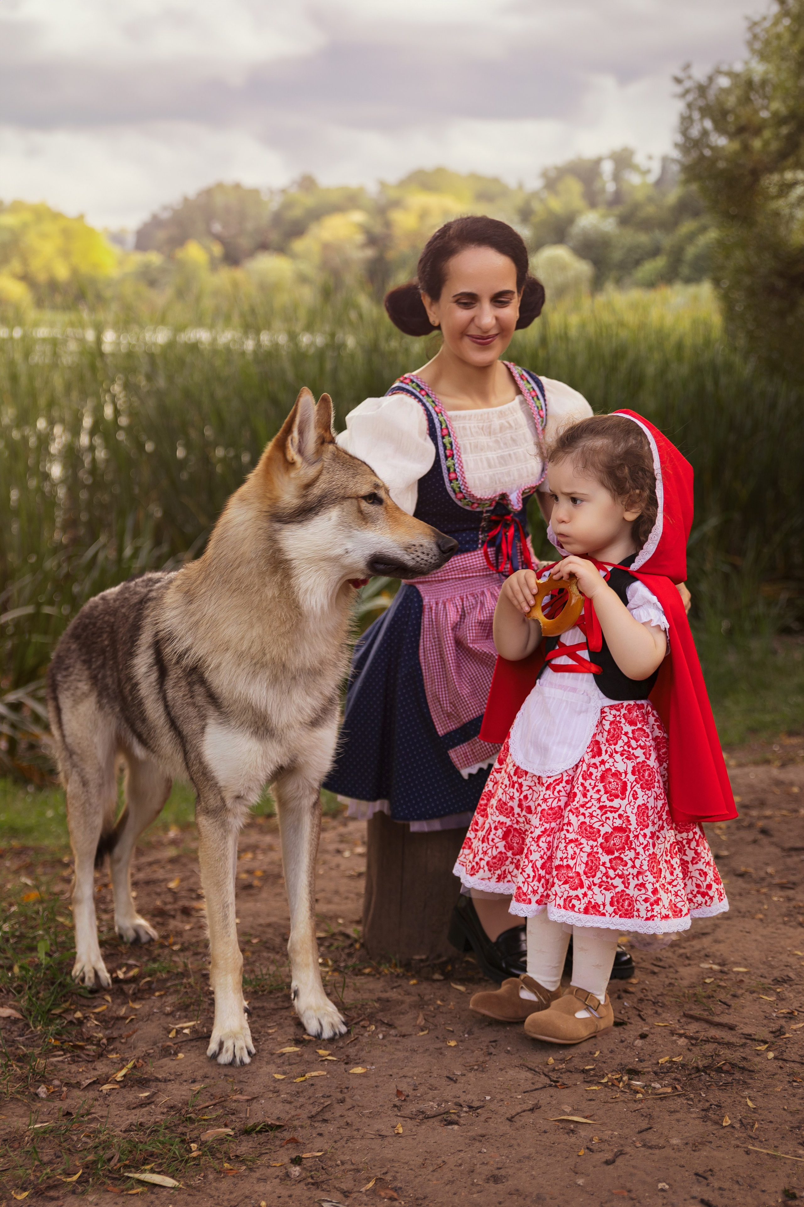 История невероятно храброй и милой Красной шапочки). Трубинова Екатерина | Семейный фотограф | Москва