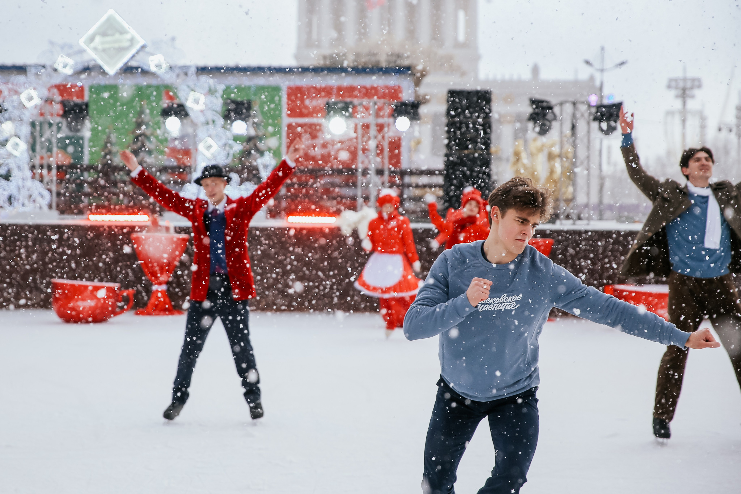 Ледовое шоу ВДНХ проект Московское чаепитие. Фотограф и видеограф Анна Домашенко