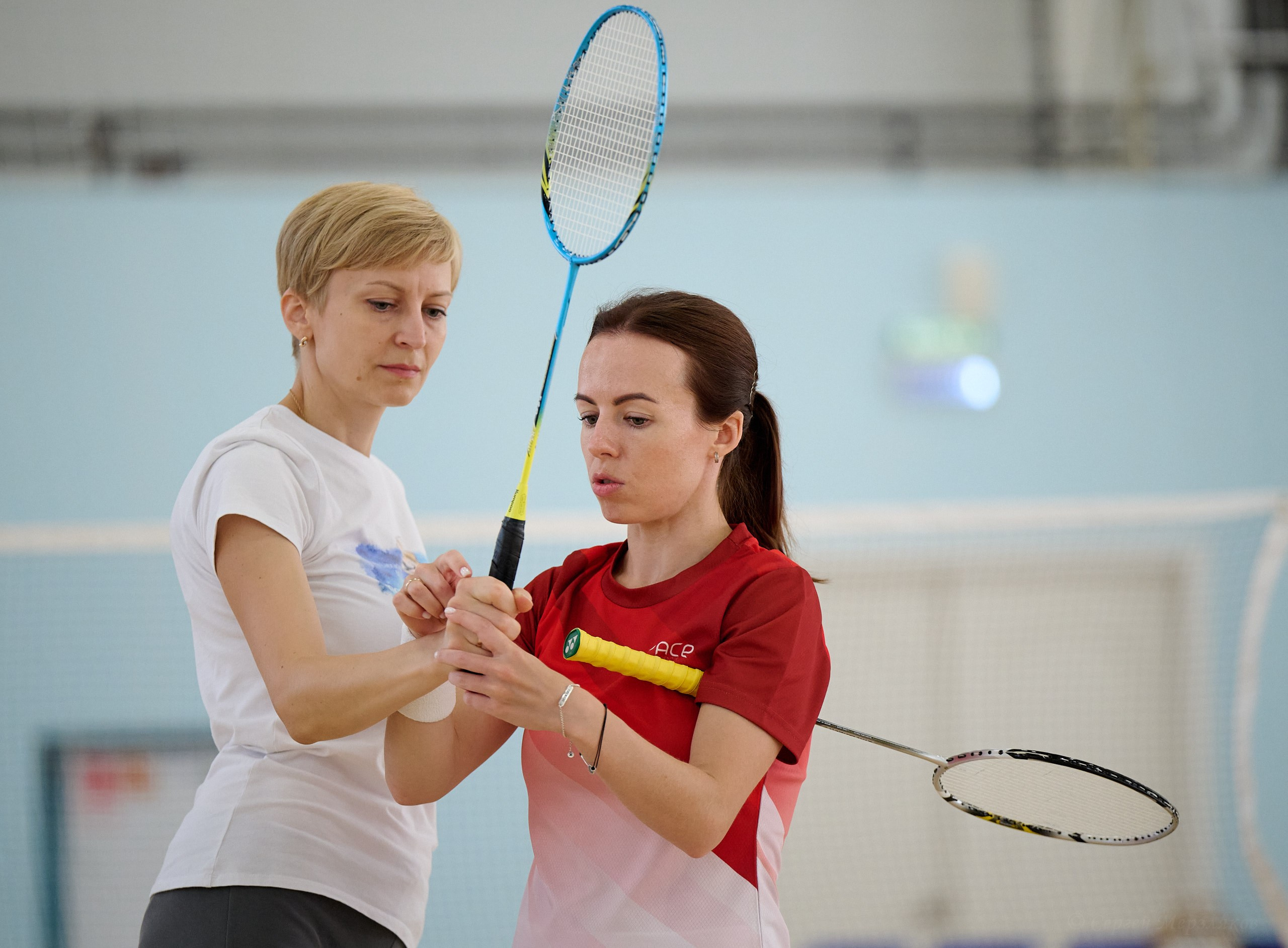Бадминтон. Мастер-класс Любови Сухановой. Ижевск. 20.07.2024. Спортивный репортажный фотограф в Ижевске Сергей Мерзляков