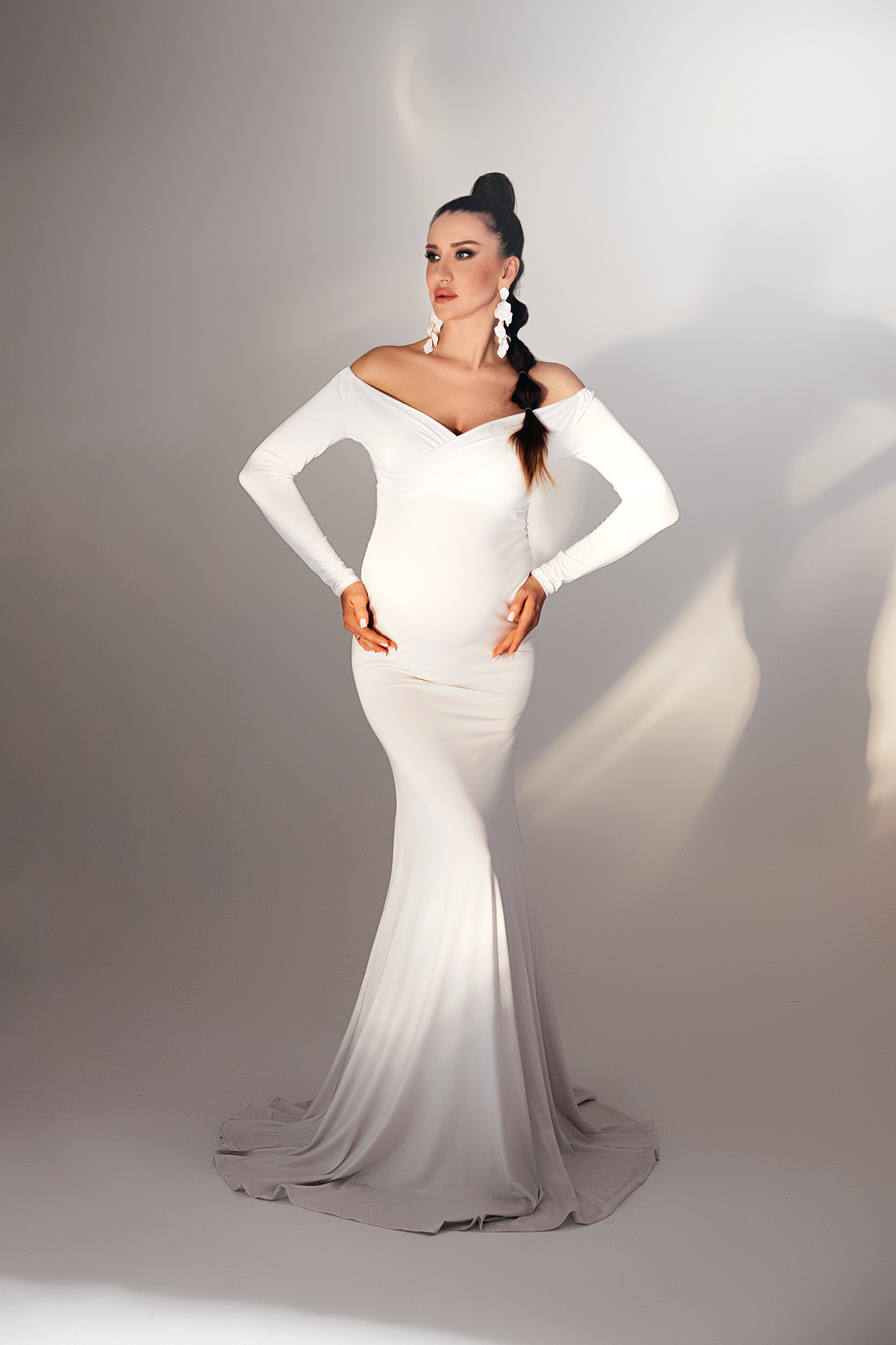 Белое платье 42-50. Фотограф Анна Качан