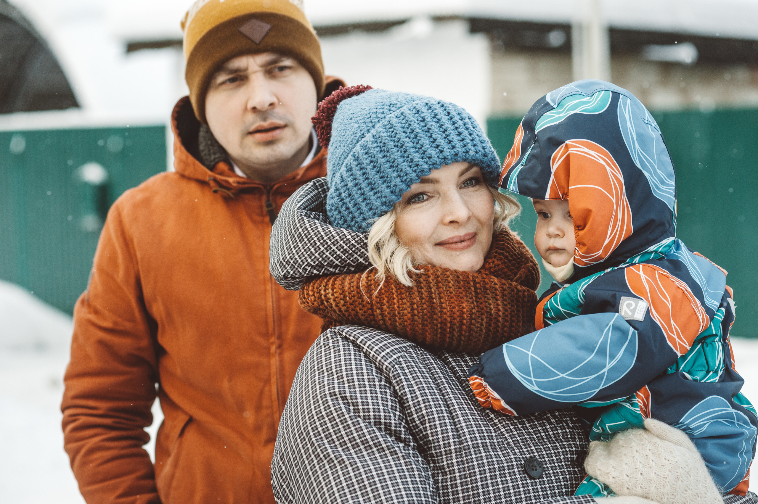 Рождественская семейная фотосессия в Подмосковье. Семейный фотограф в Москве Елена Снегирева