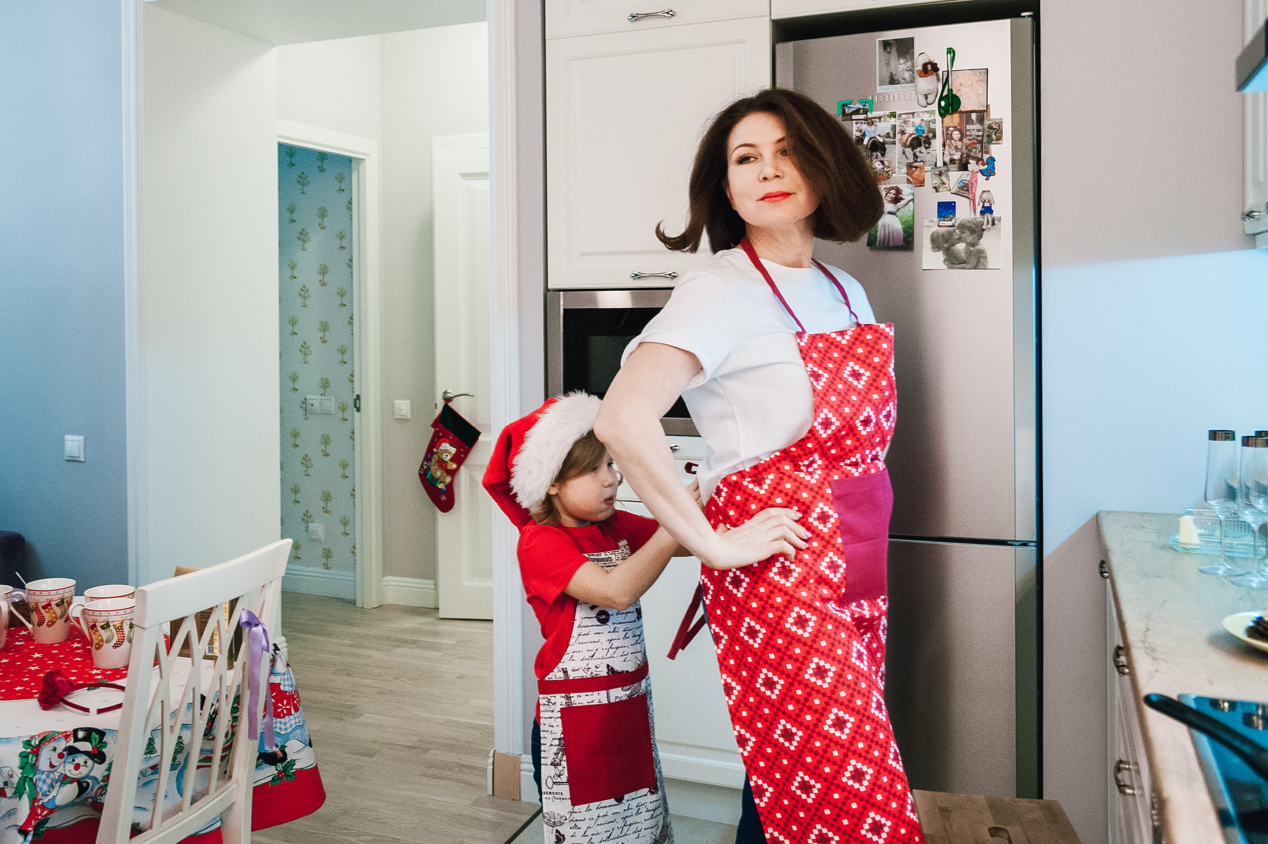 Новогодняя фотосессия дома. Семейный фотограф в Москве Елена Снегирева