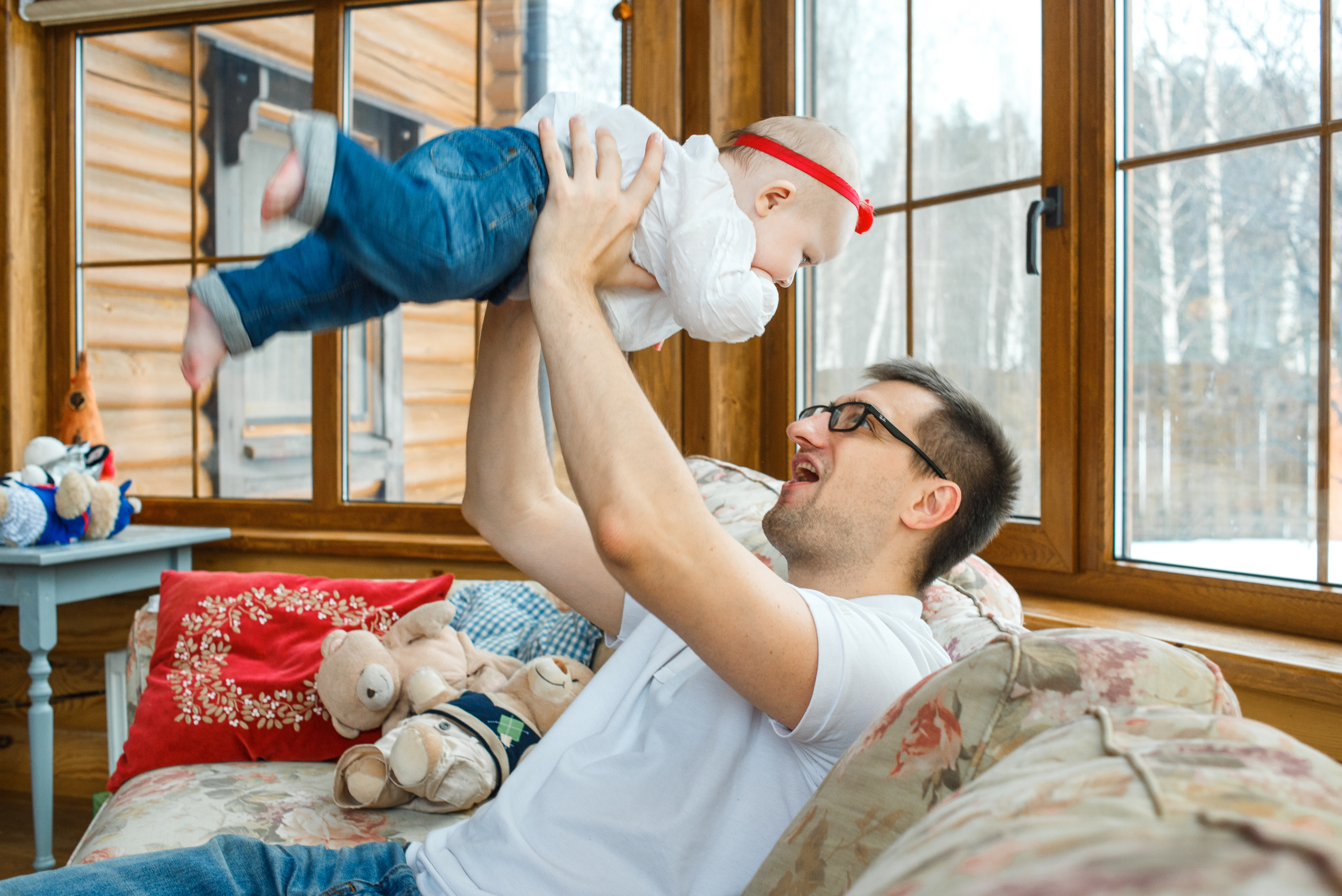 Семейная фотосессия в Подмосковье в загородном доме. Семейный фотограф в Москве Елена Снегирева