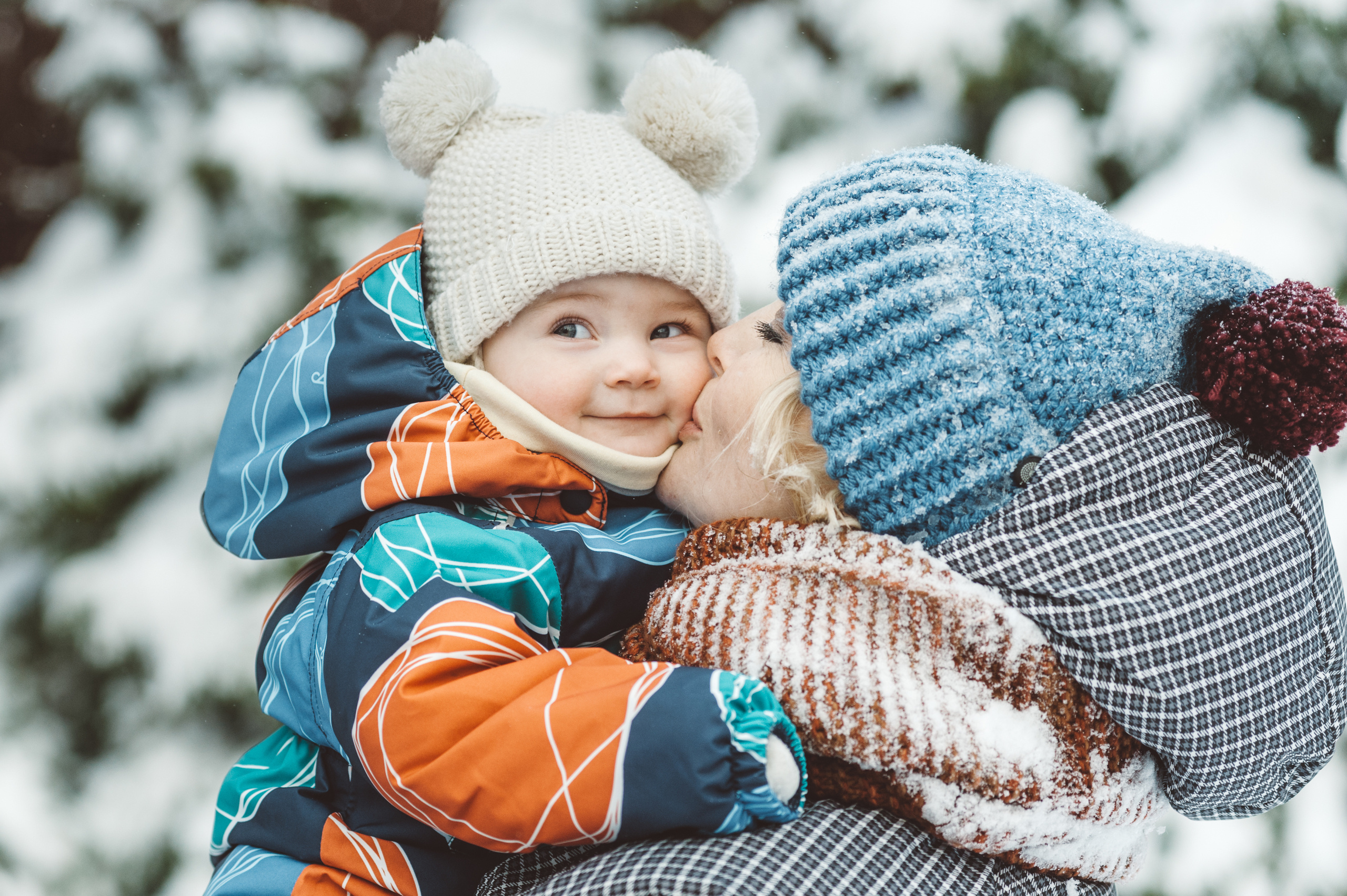 Рождественская семейная фотосессия в Подмосковье. Семейный фотограф в Москве Елена Снегирева