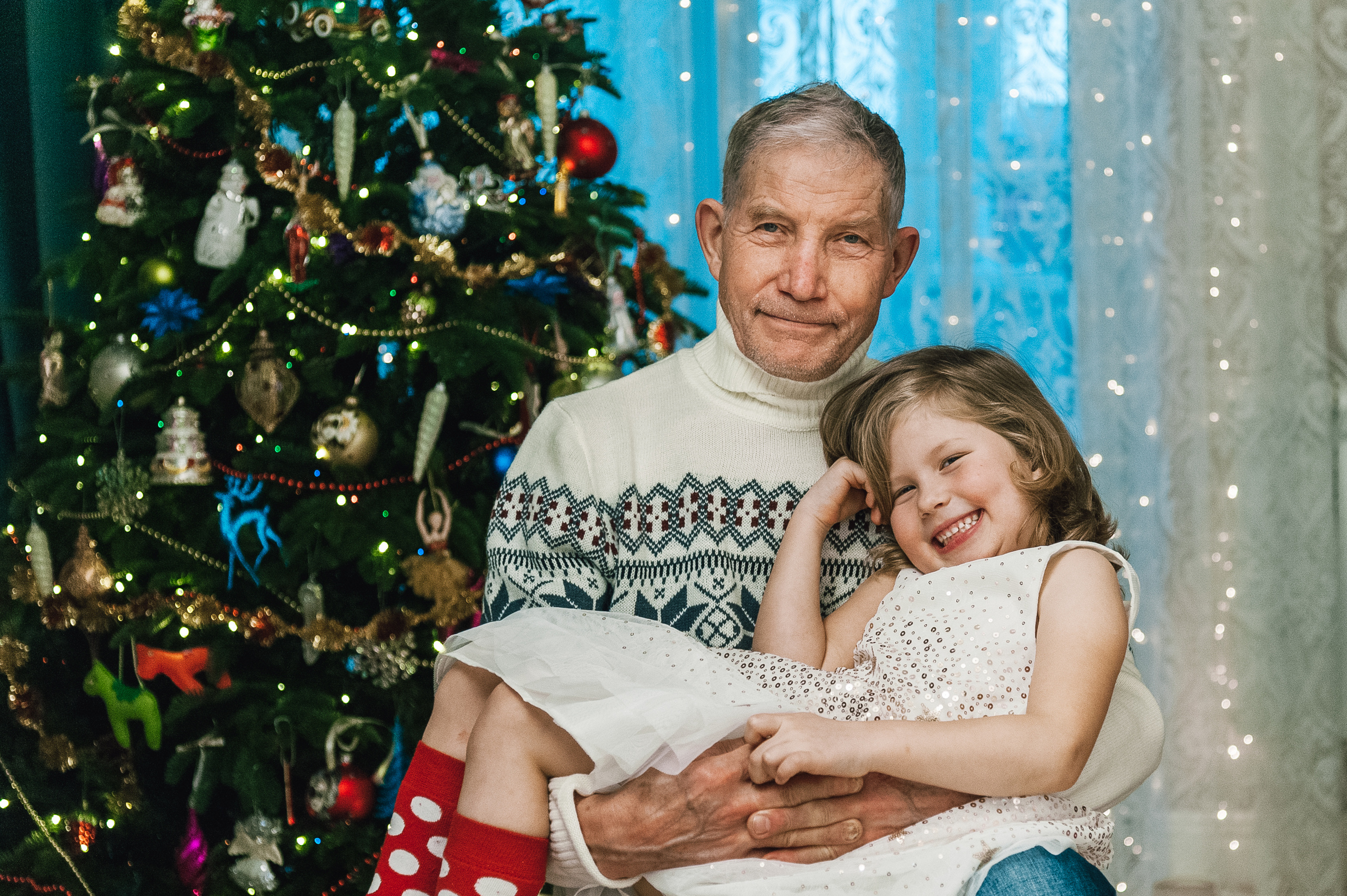 Новогодняя фотосессия дома. Семейный фотограф в Москве Елена Снегирева