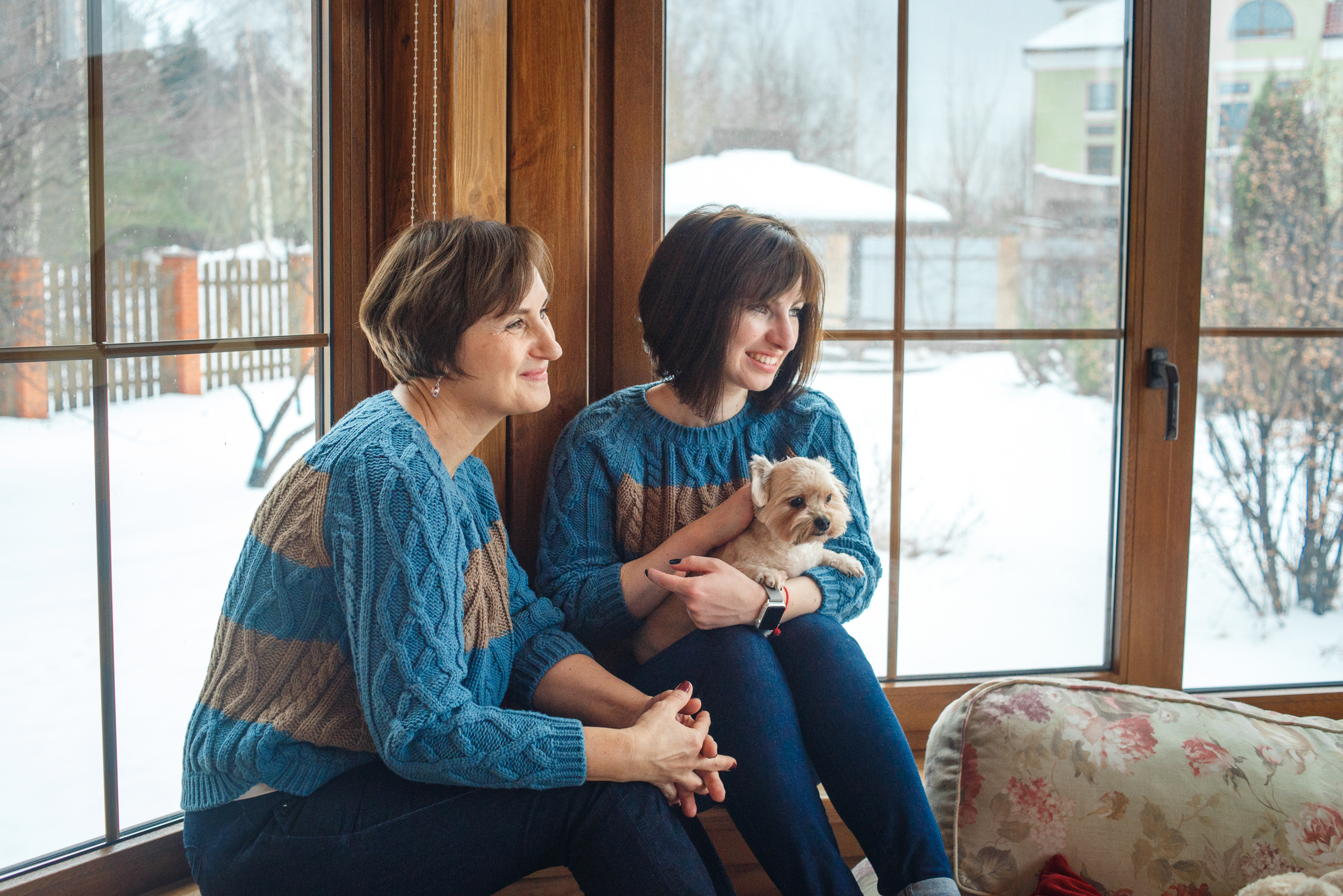 Семейная фотосессия в Подмосковье в загородном доме. Семейный фотограф в Москве Елена Снегирева