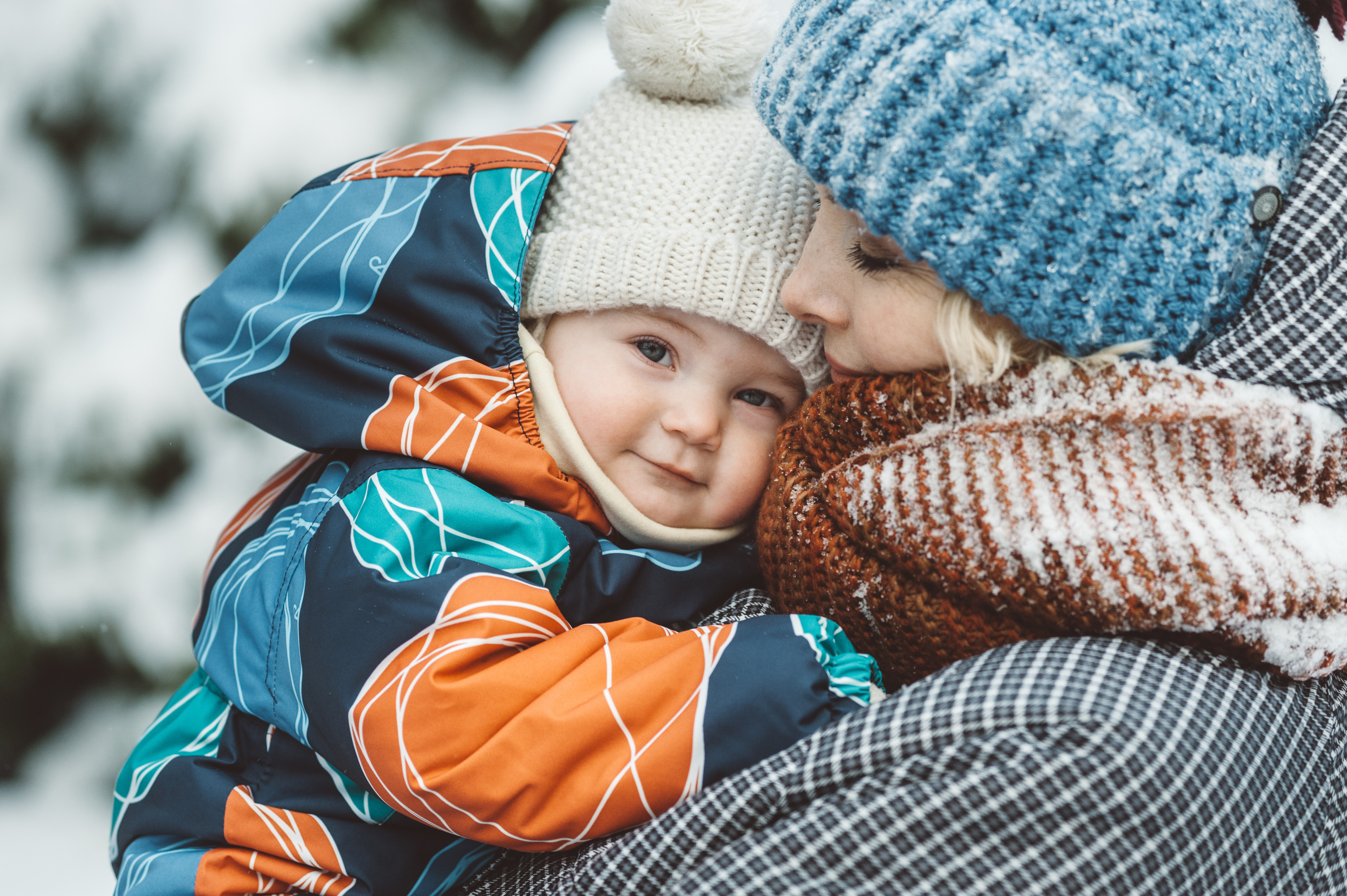 Рождественская семейная фотосессия в Подмосковье. Семейный фотограф в Москве Елена Снегирева