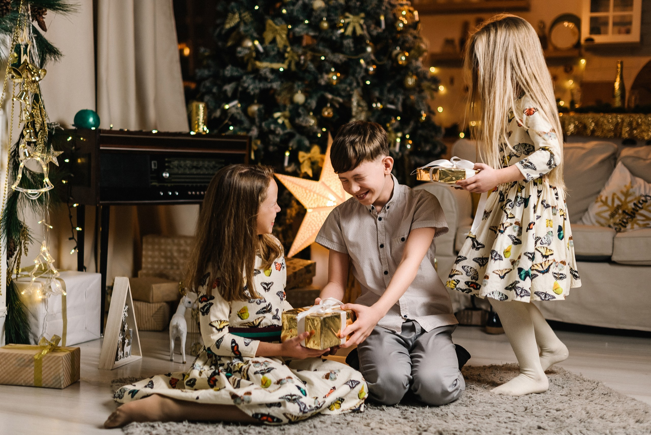 Новгодняя история большой семьи. Фотограф в Самаре Мария Шерер