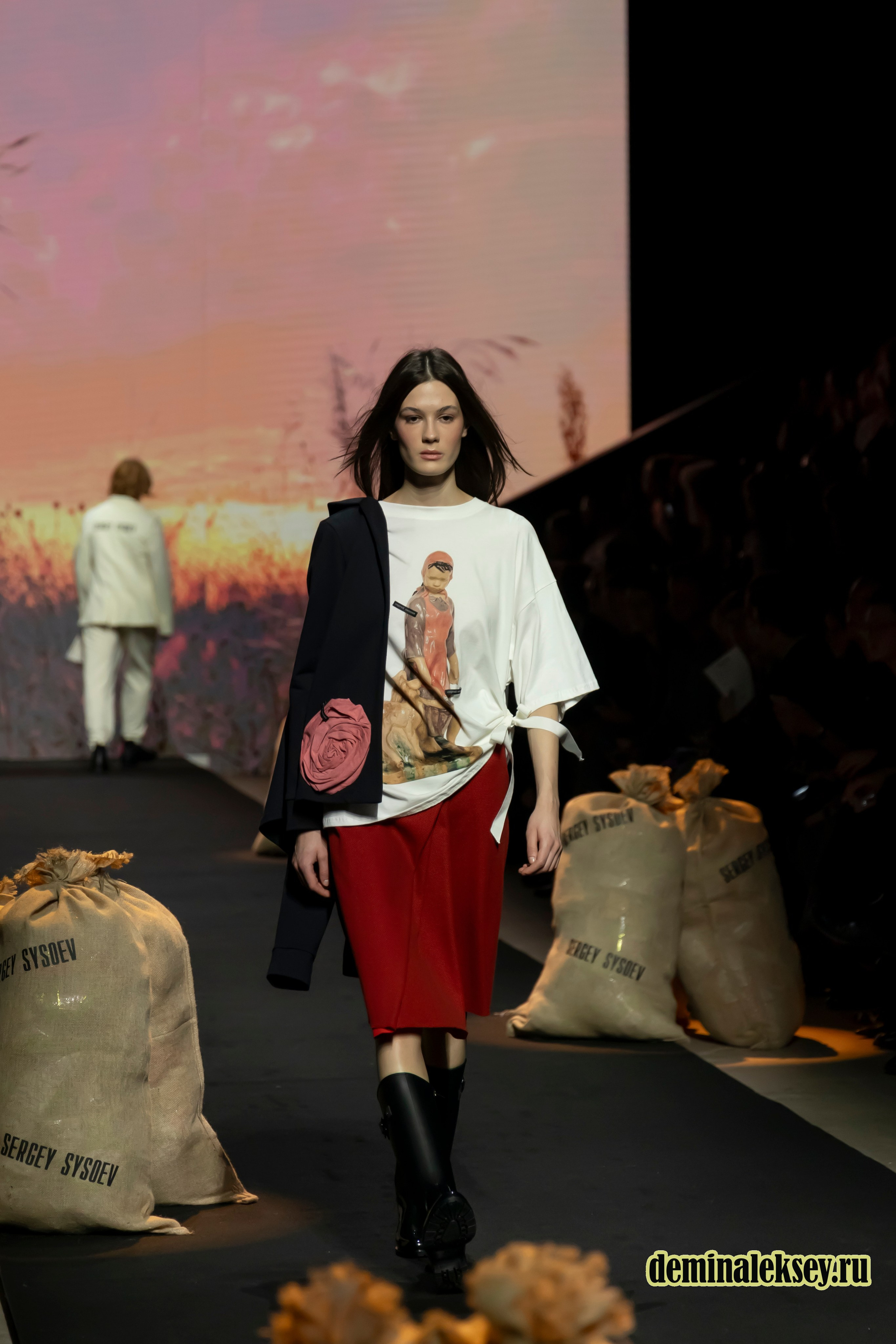 Московская неделя моды 2024 9 октября дизайнер SERGEY SYSOEV. Репортажный, семейный и студийный фотограф в Москве Демин Алексей