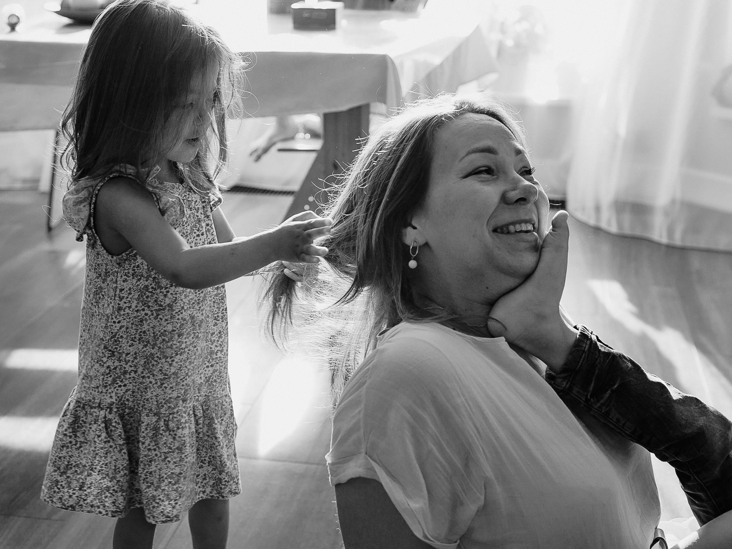 Sofia with brothers. Home