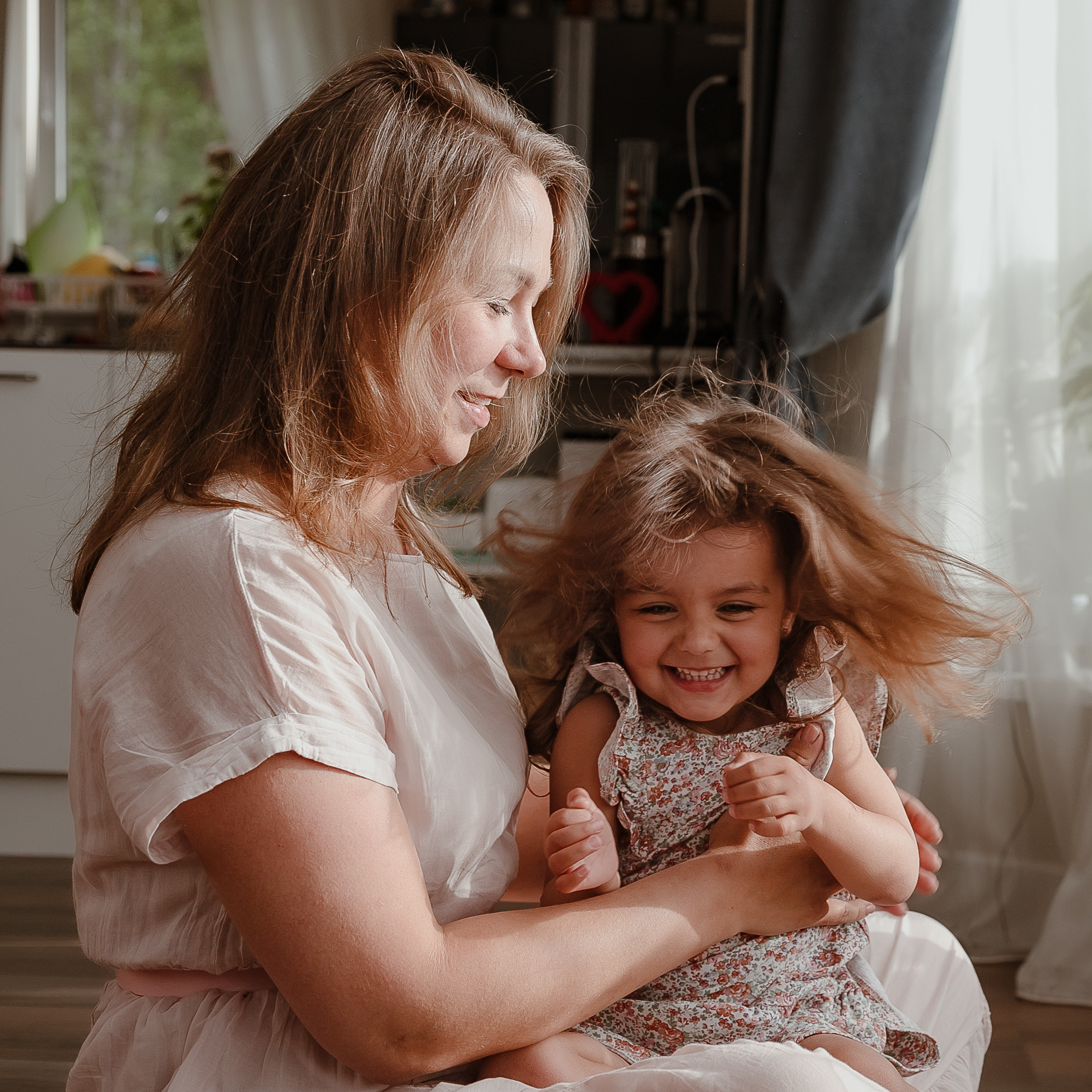 Sofia with brothers. Home