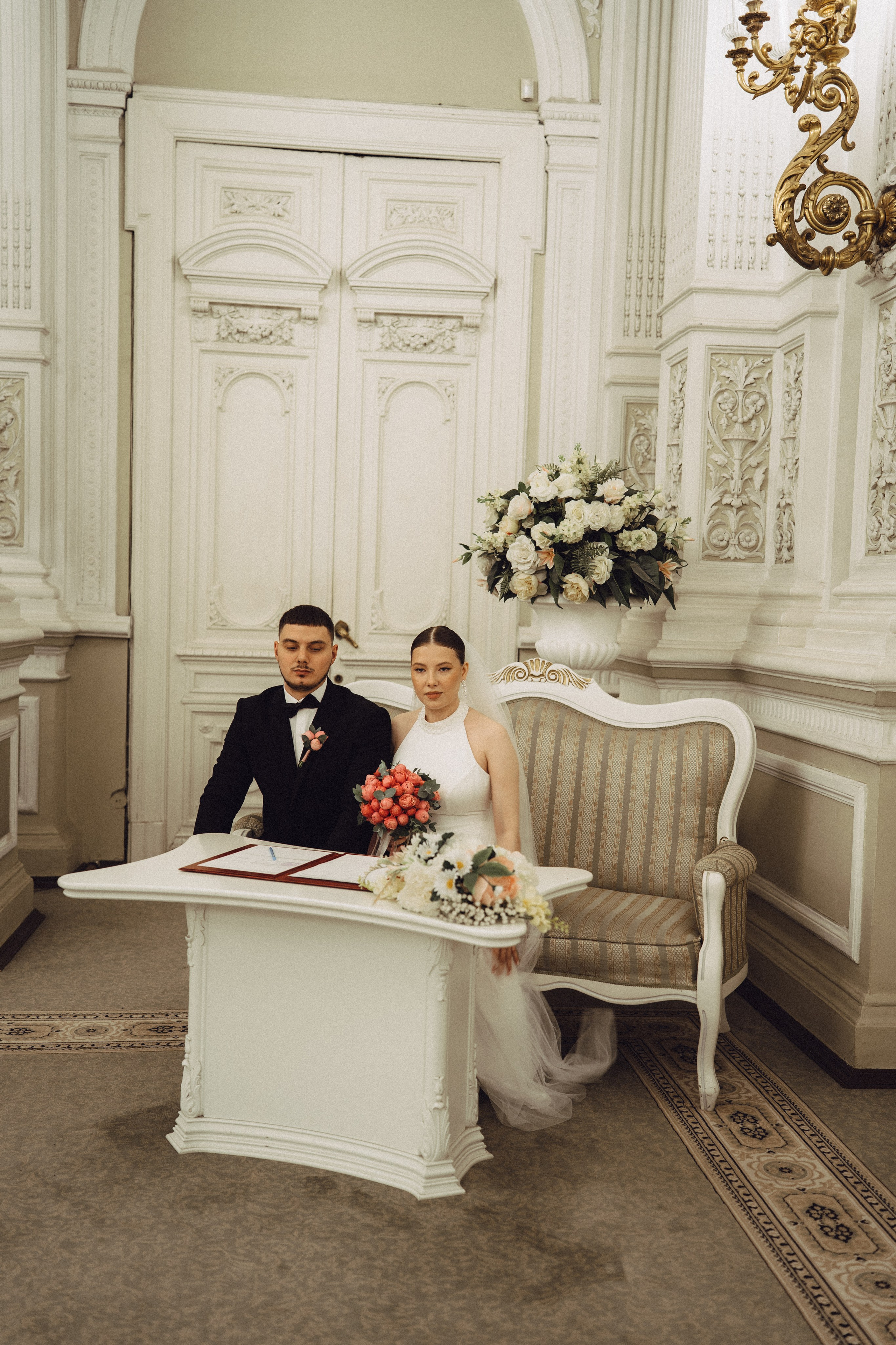 СВАДЕБНАЯ СЬЕМКА В ПЕВОМ ДВОРЦЕ БРАКОСОЧЕТАНИЯ. Профессиональный фотограф, Санкт-Петербург — Виктория Богомолова