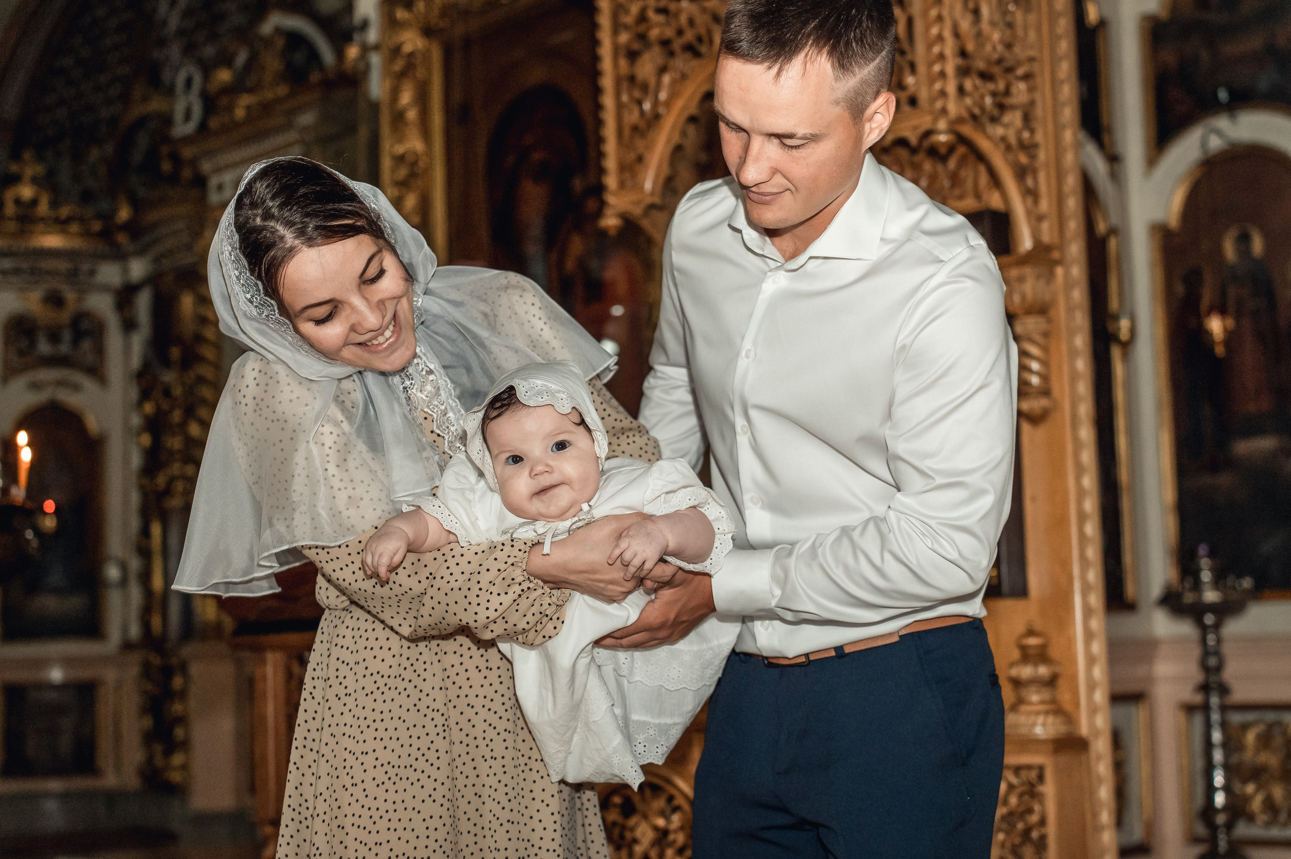 Крещение Софии в соборе Всех Святых. Фотограф на Крещение Тула и Венчание в Туле, детский и семейный фотограф