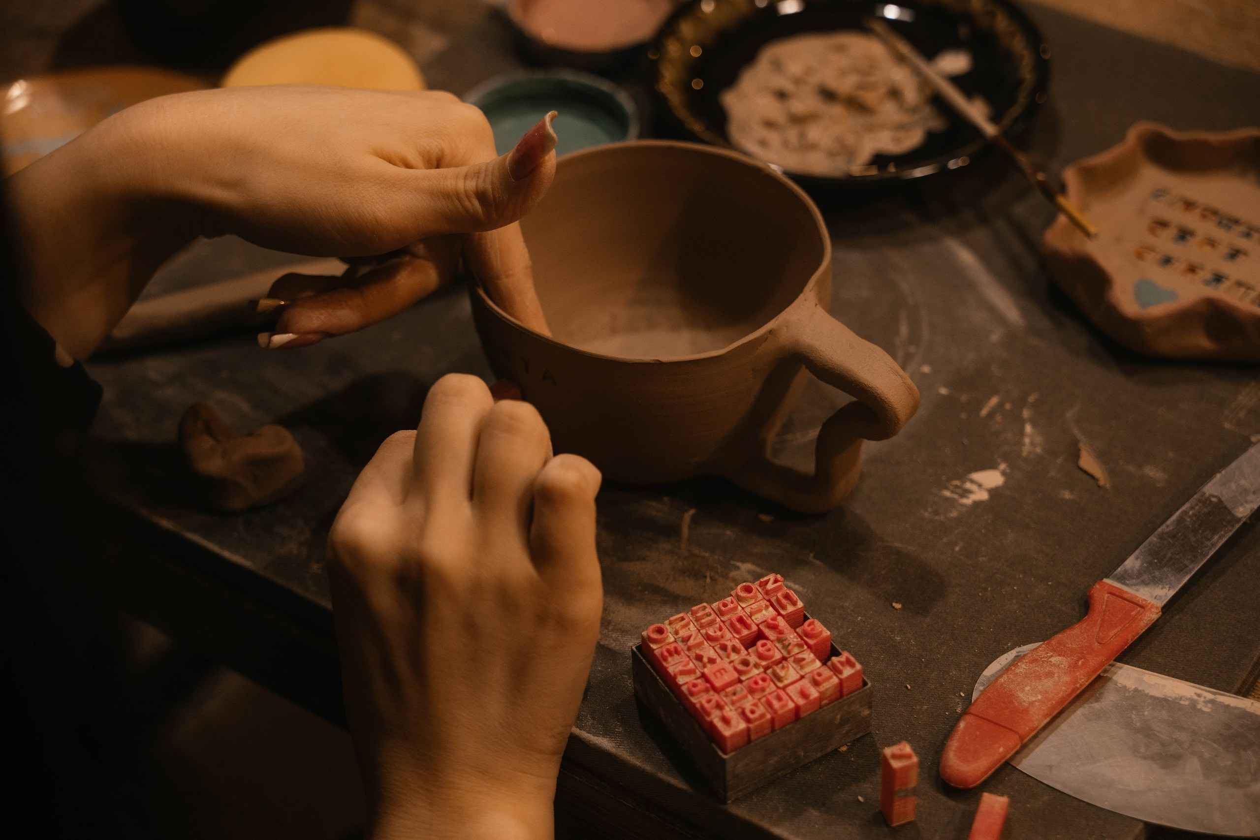 День рождения в гончарной мастерской. Свадебный, семейный фотограф в Рязани Лена Брант