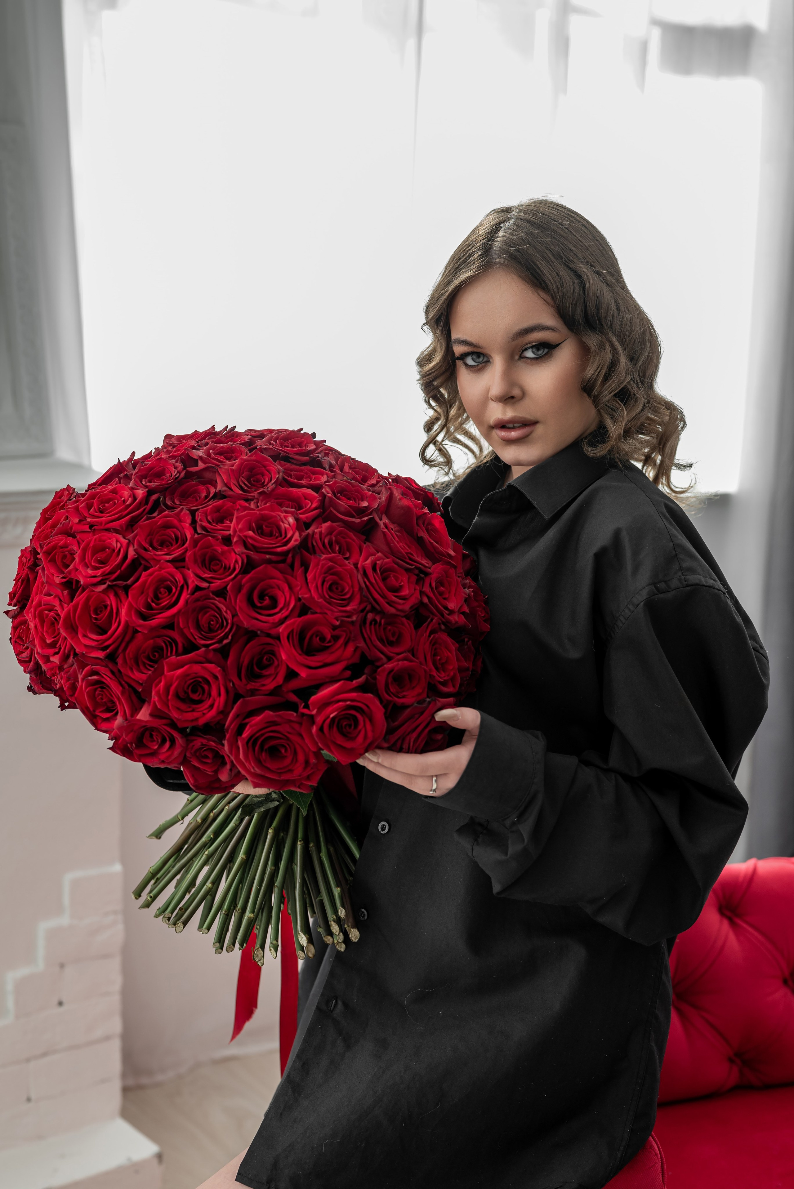 Фотопроект *101 красная роза* 2025 г. Фотограф в городе Салават