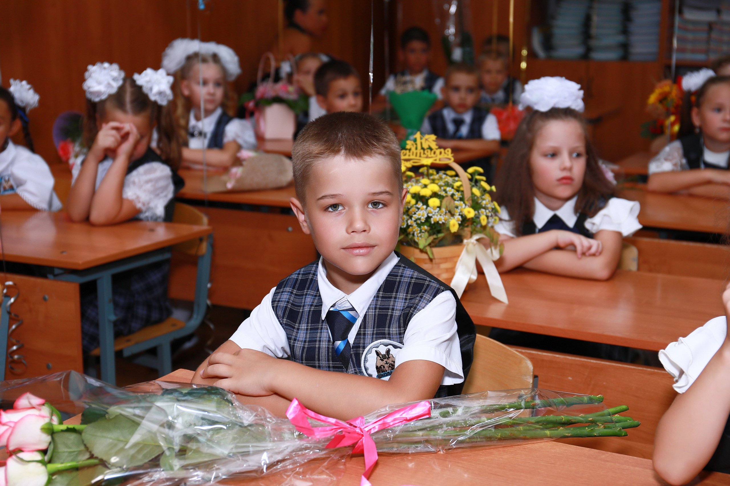 1 сентября (Школа 31). Детский семейный фотограф Краснодар