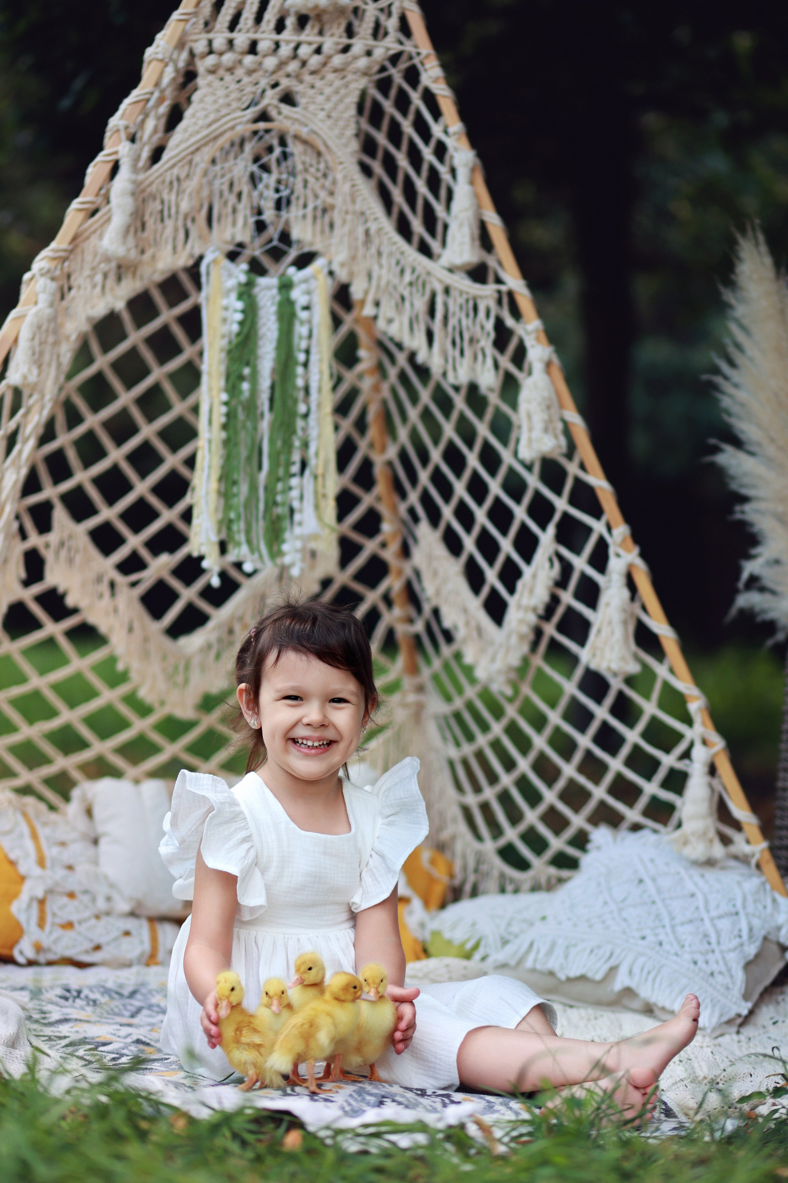 Бохо в Чистяковской Роще. Детский семейный фотограф Краснодар