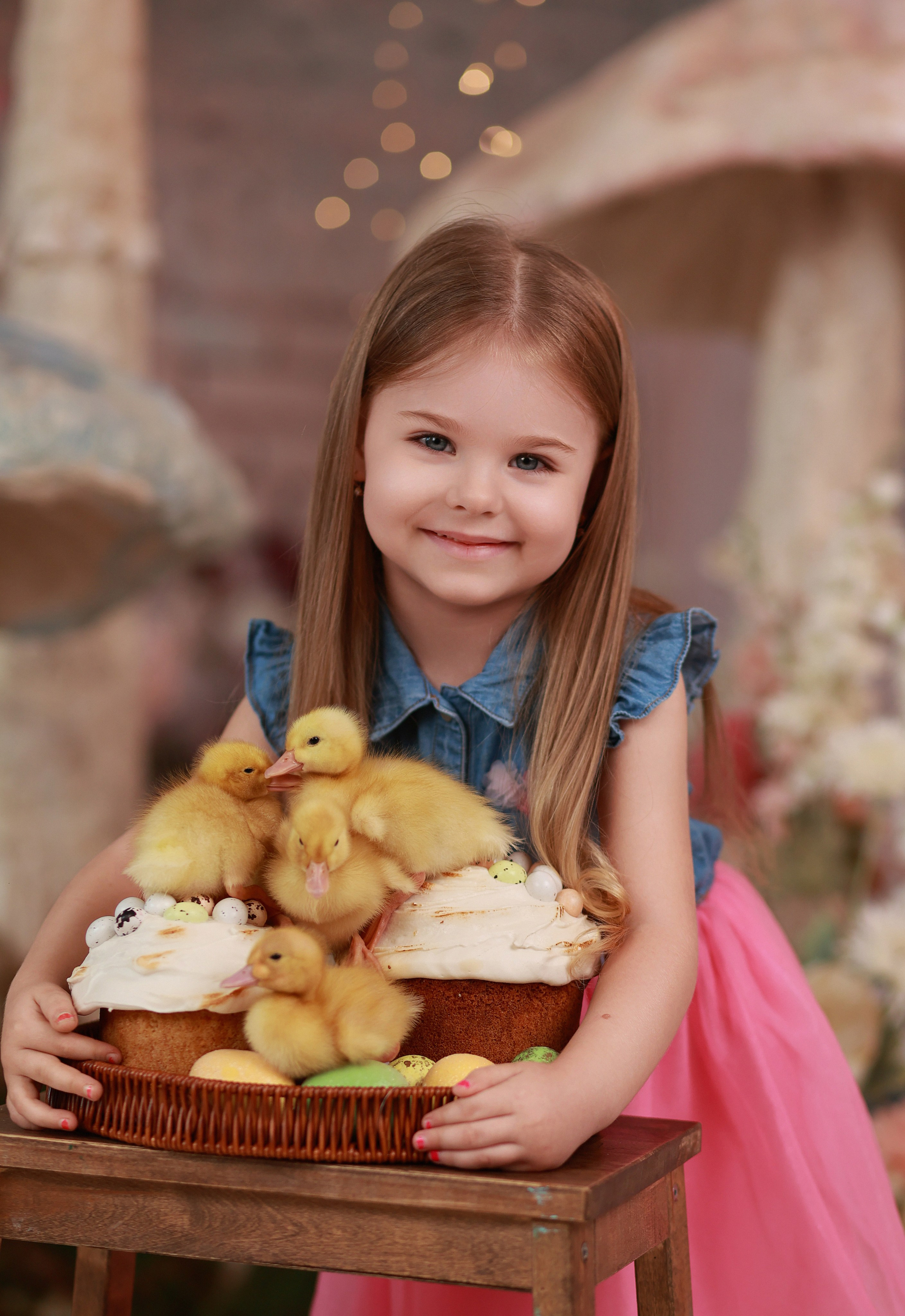 «Светлая Пасха» с утятами. Детский семейный фотограф Краснодар