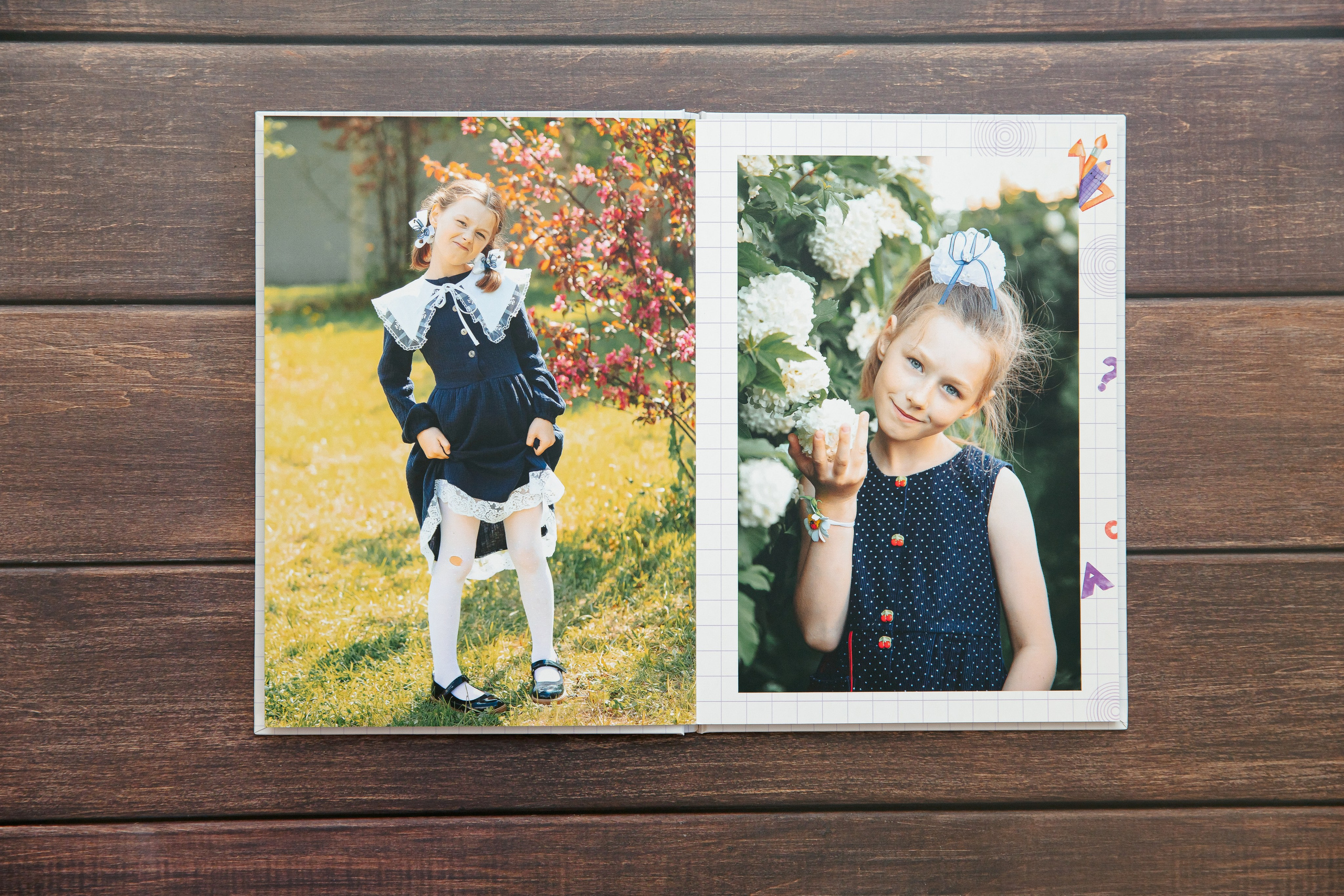 Альбом Первоклассника. Семейный и детский фотограф в Москве Тихонова Ксения