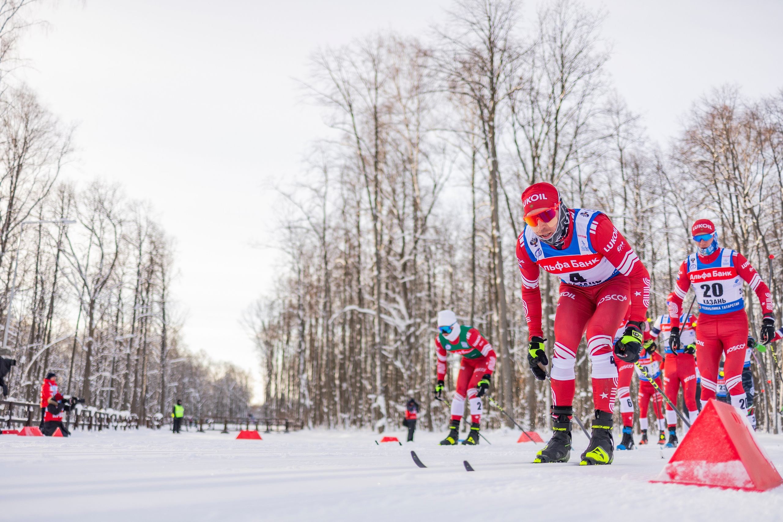 Кубок России по лыжным гонкам. Мужчины скиатлон. Спортивный репортажный фотограф Казань Нафис Сиразетдинов