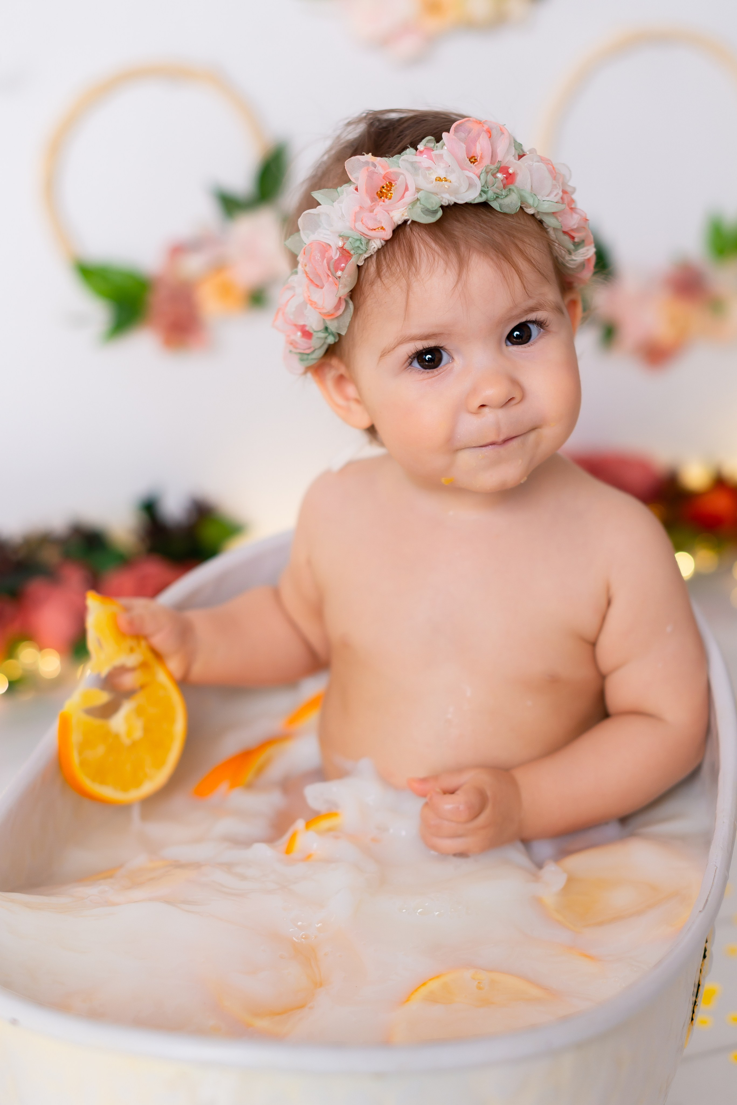 Фотосессия малыша в ванночке. Детская фотостудия «Мандаринка» | Детский фотограф Краснодар