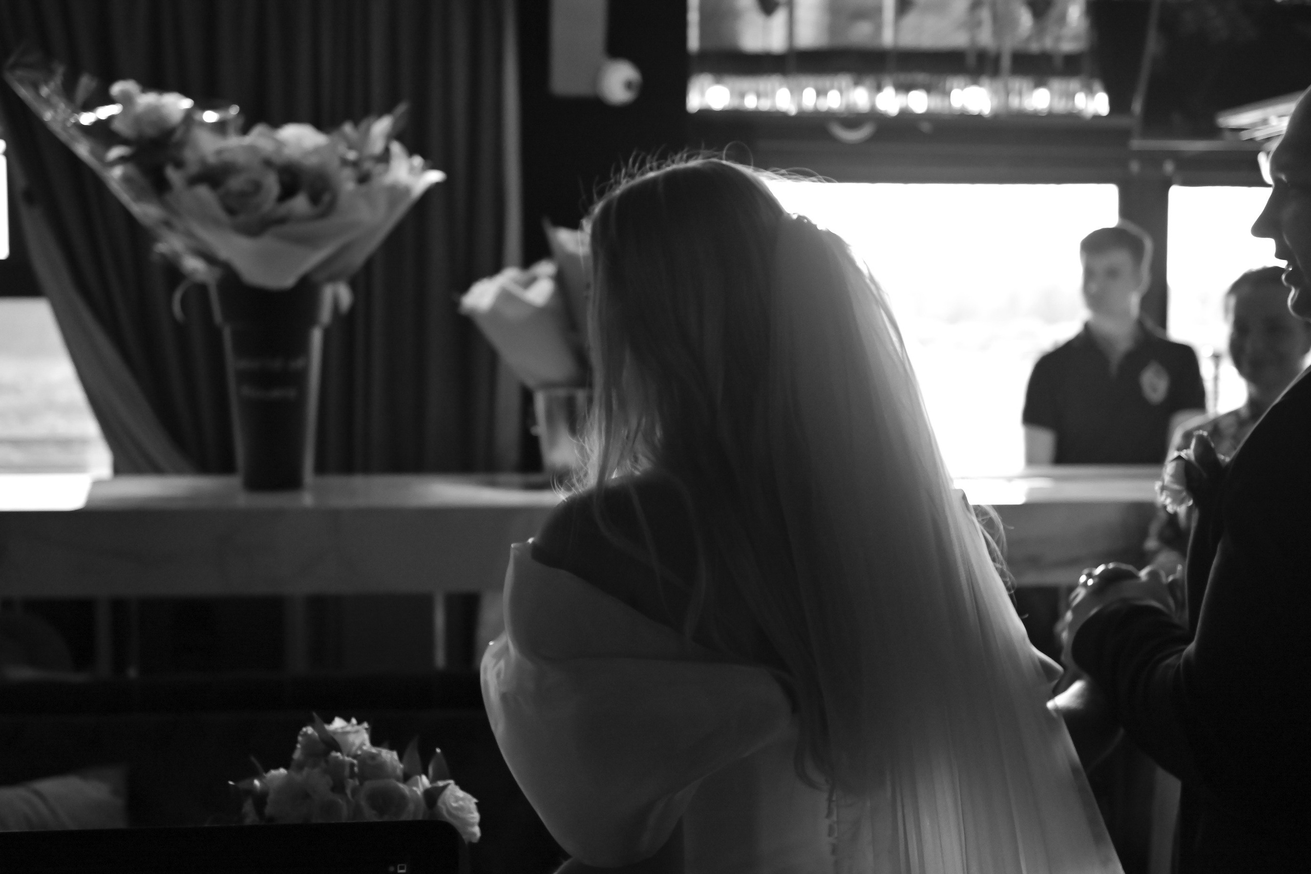 Black and white film. <3