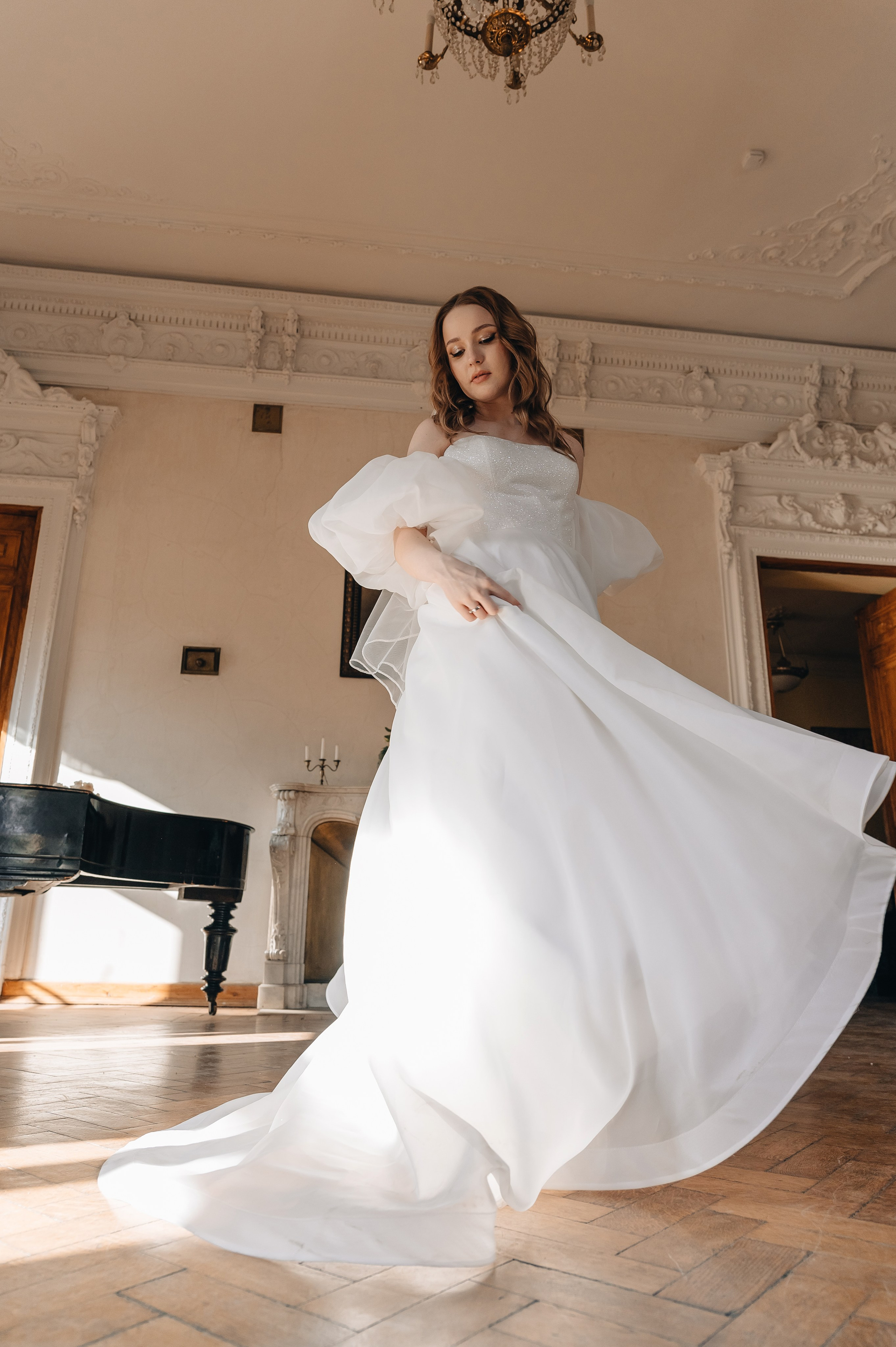 Свадебная фотосессия в библиотеке им. Пушкина. Портретный фотограф Москва Светлана Кашура