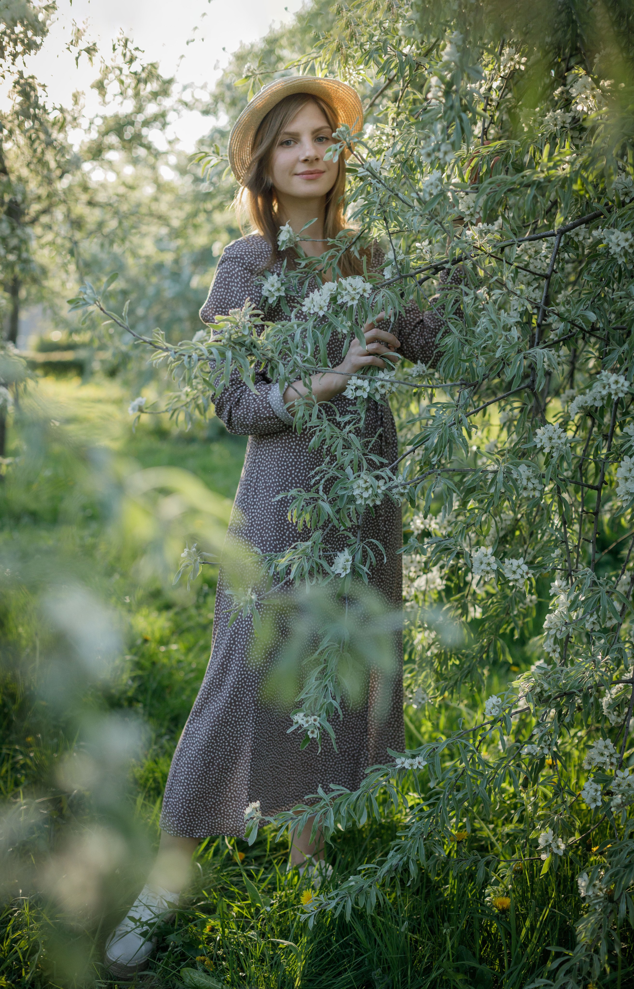 Екатерина в Яблоневом саду. Фотограф в Санкт-Петербурге Ксения Андреева