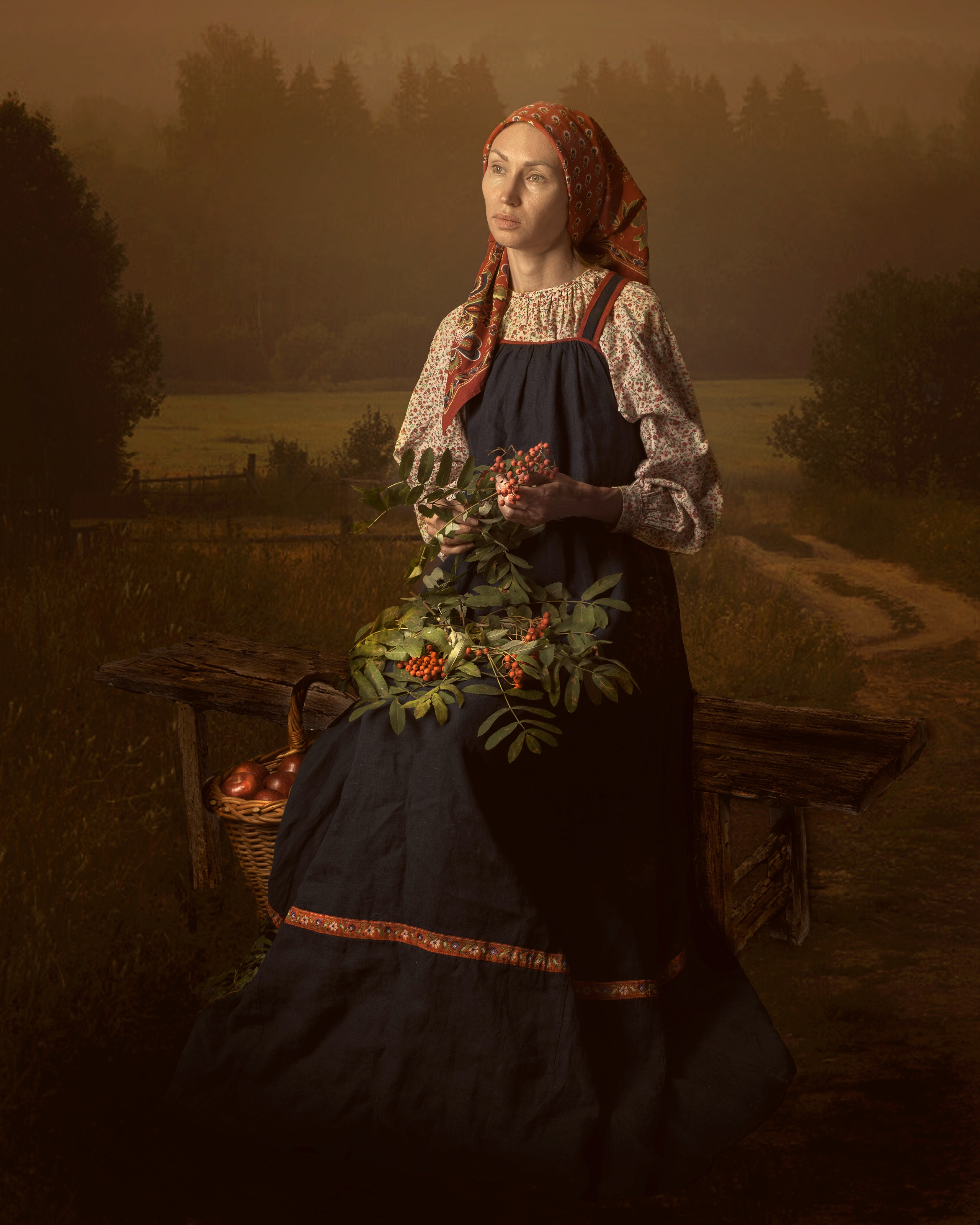 Портрет в стиле классической живописи. Файн-Арт фотограф из Перми Вараксина Юлия