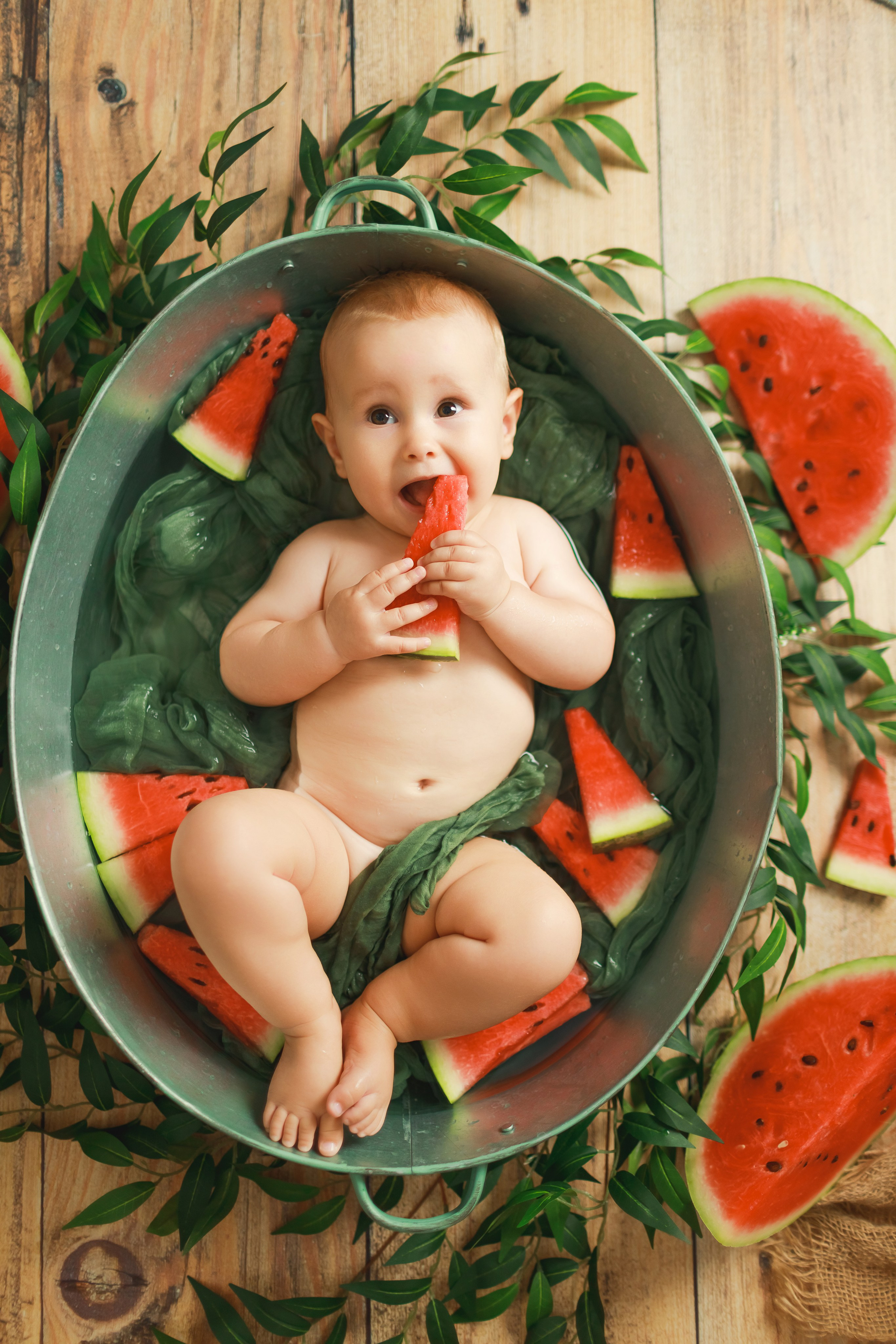 Арбузный фотопроект. Детский и семейный фотограф в Краснодаре Альбина Морозова