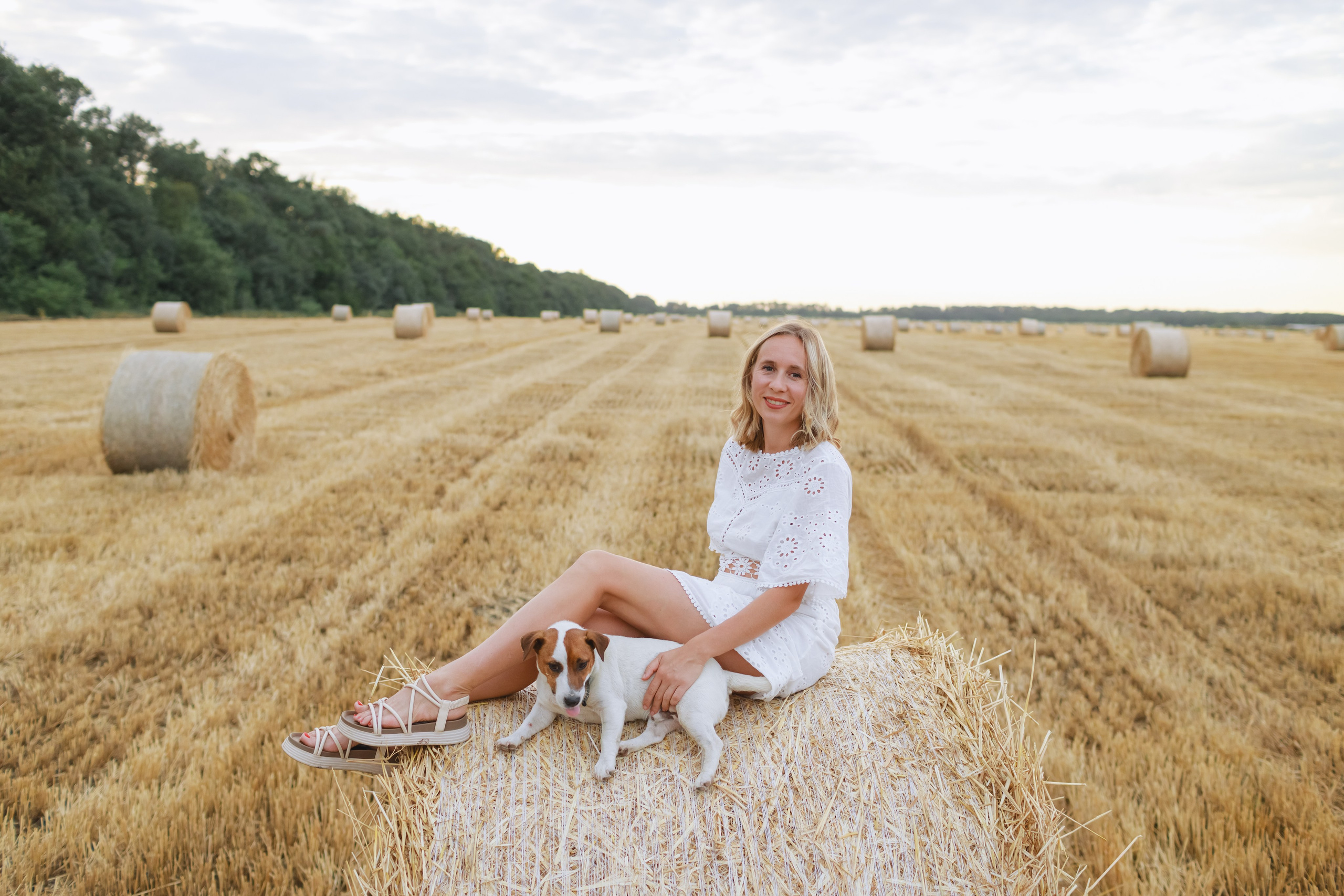 В стогах. Детский и семейный фотограф в Краснодаре Альбина Морозова