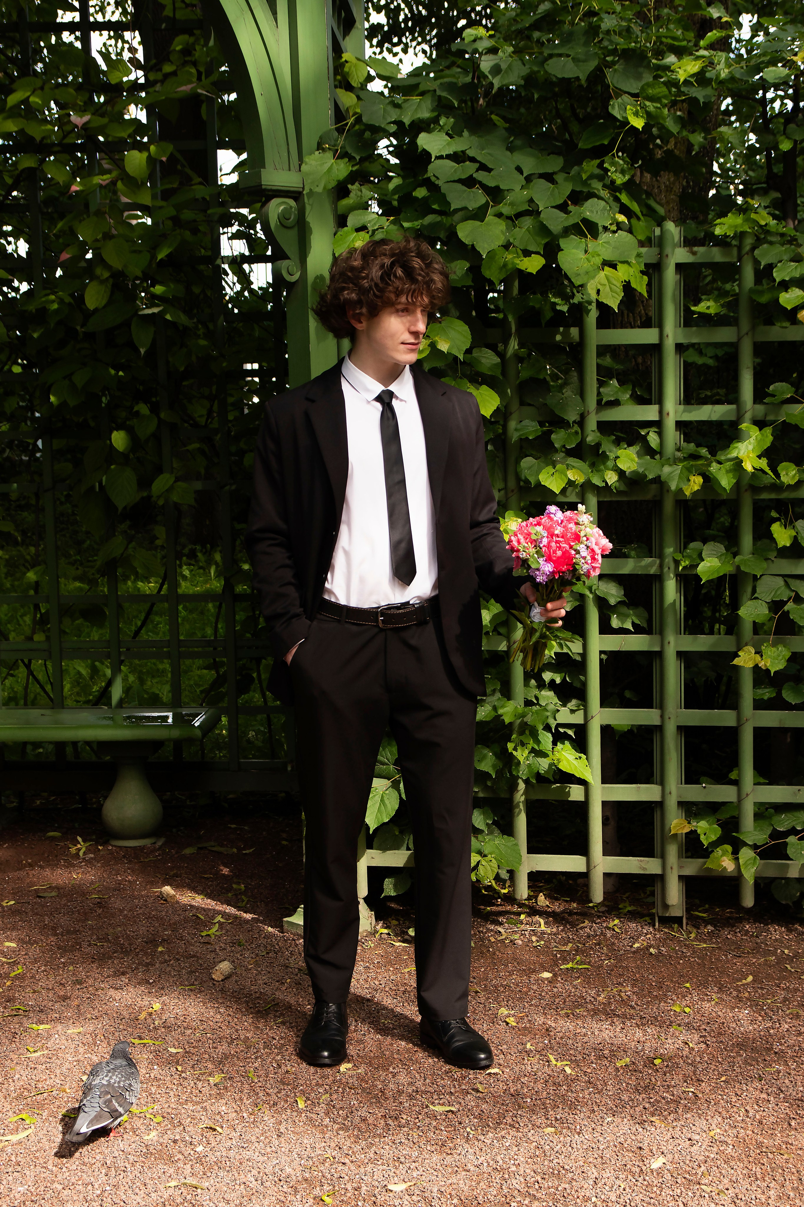 Свадебная прогулка в Летнем саду. Портретный фотограф в Санкт-Петербурге Савельева Ольга