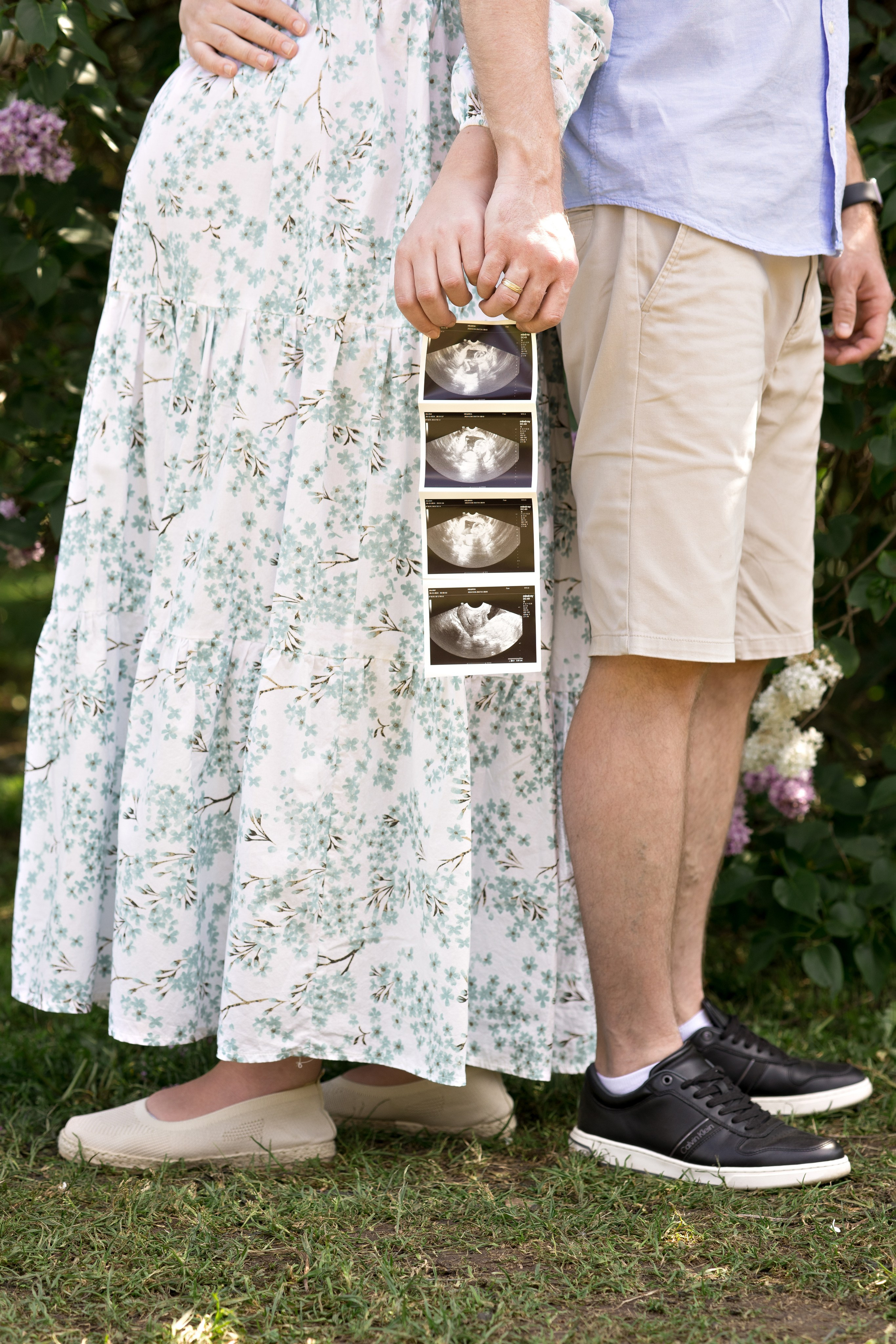 Фотосессия беременности на природе. Профессиональный фотограф в Москве