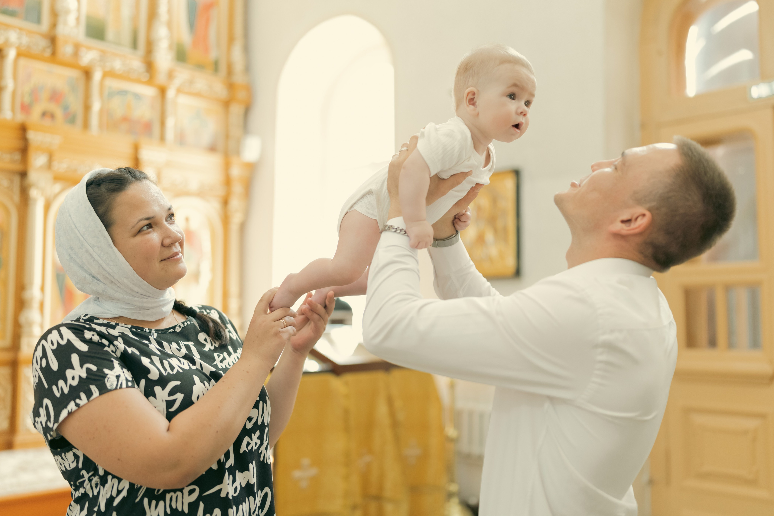 Таинство крещения. Православный фотограф Электросталь-Ногинск Ремизов Владимир